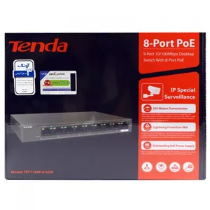 سوییچ 9 پورت Tenda TEF1109P PoE Desktop