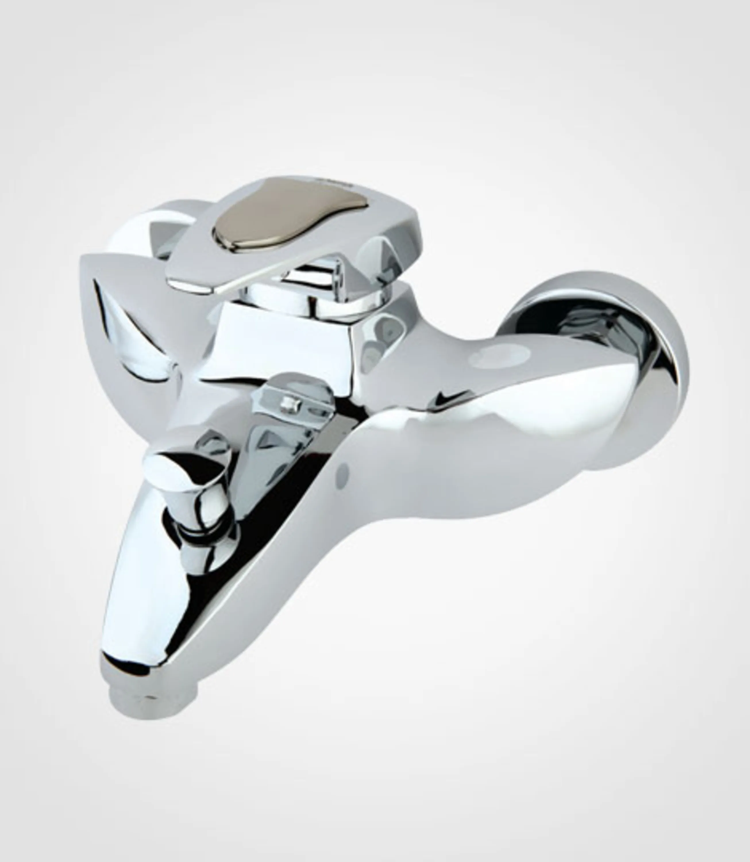 شیر دوش اهرمی هیلدا کروم راسان شیر دوش اهرمی هیلدا کروم راسان