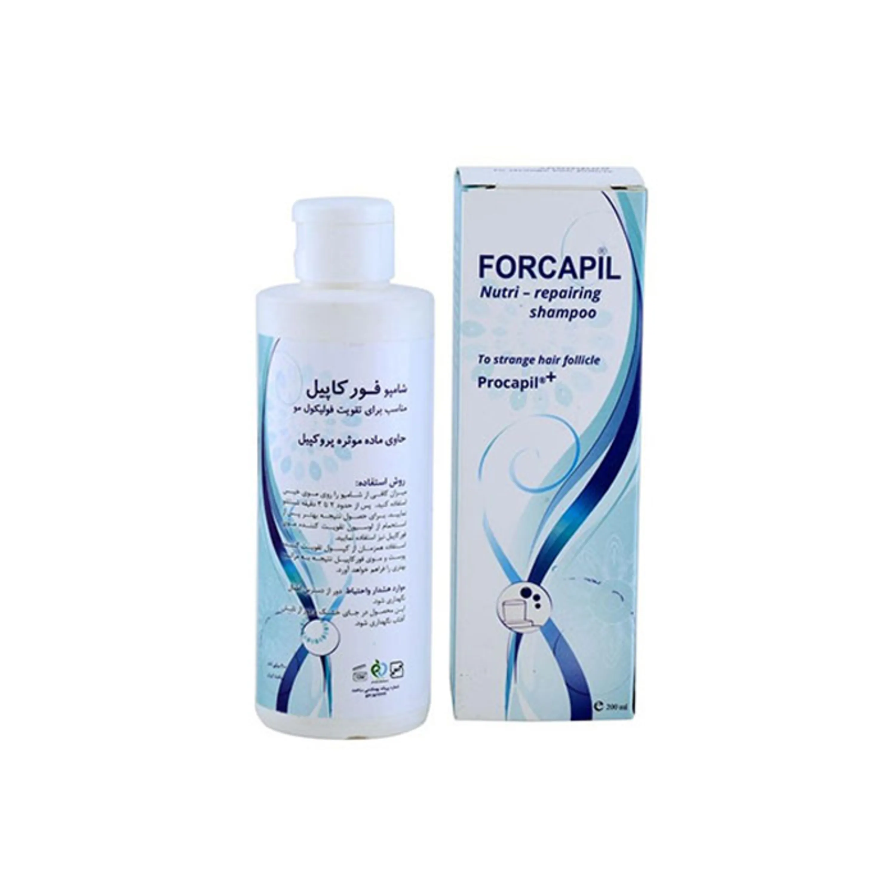 شامپو تقویت کننده ضد ریزش FORCAPIL شامپو تقویت کننده ضد ریزش FORCAPIL