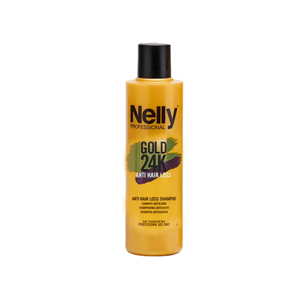 شامپو تقویتی شوک ضد ریزش گلد Nelly