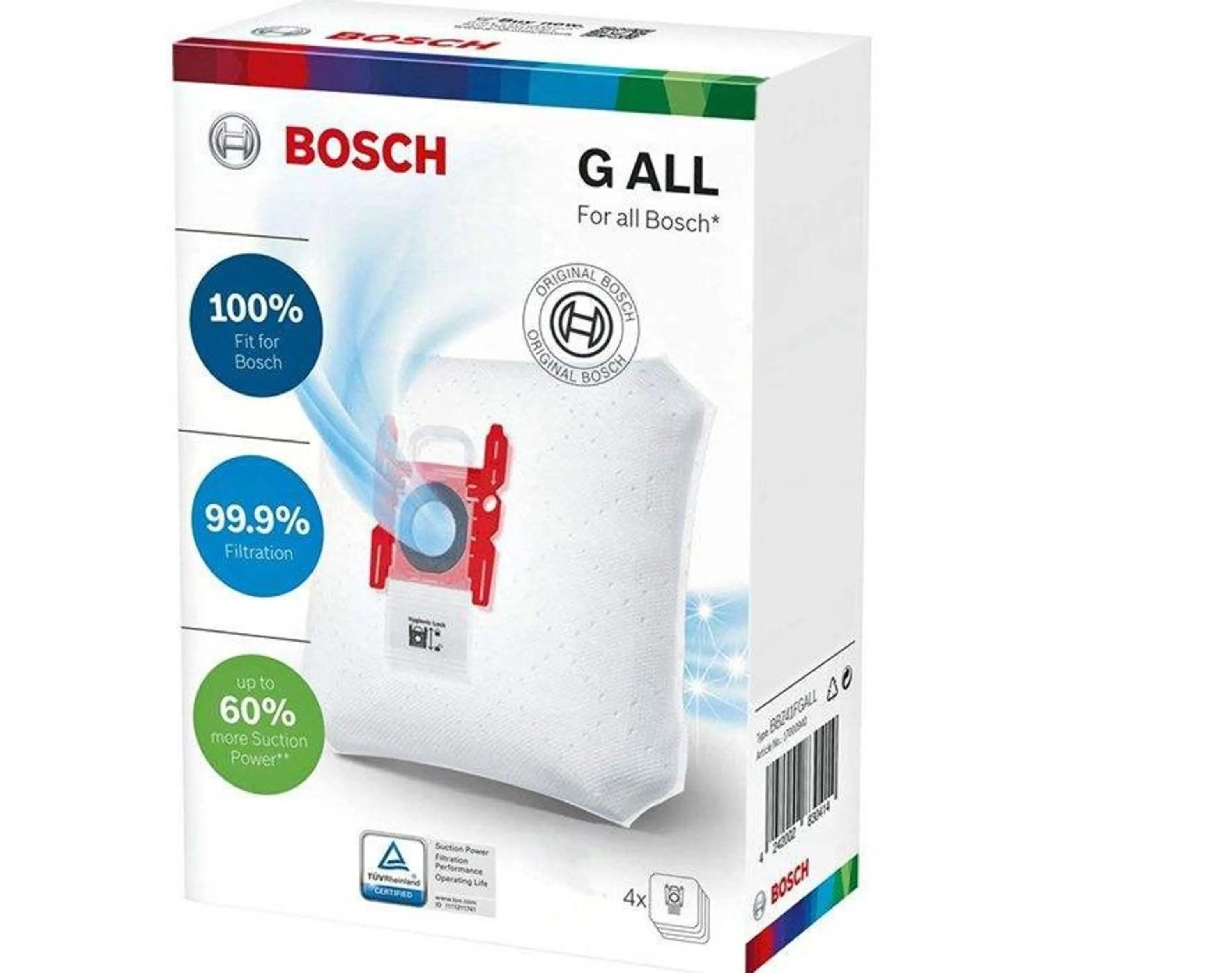 کیسه جاروبرقی بوش 4 عددی GALL کیسه جاروبرقی بوش 4 عددی GALL