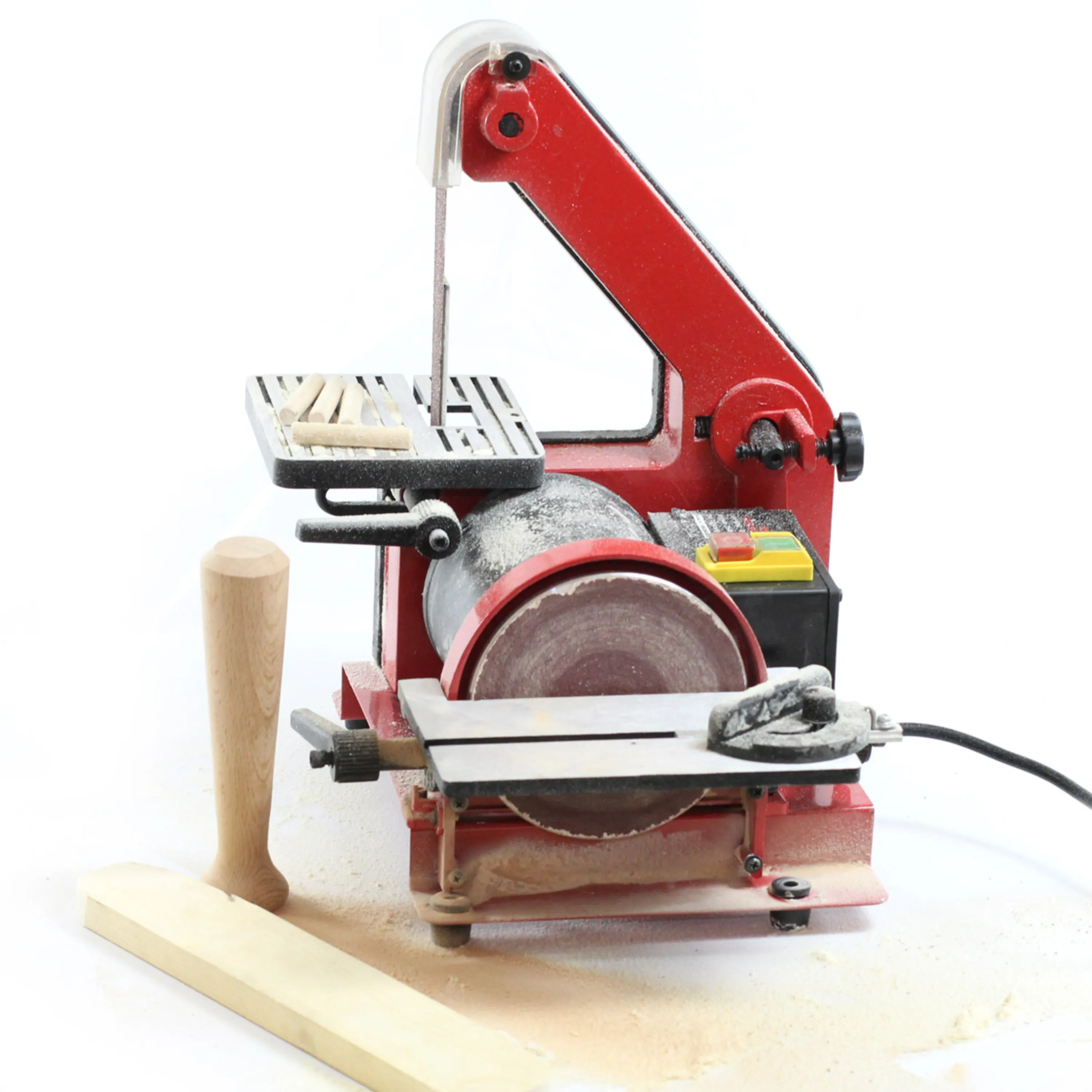 دستگاه سنباده تسمه ای و دیسکی محک مدل BDS-100 دستگاه سنباده تسمه ای و دیسکی محک مدل BDS-100