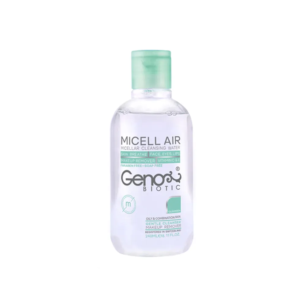 محلول پاک کننده آرایش مناسب پوست چرب و مختلط Geno Biotic