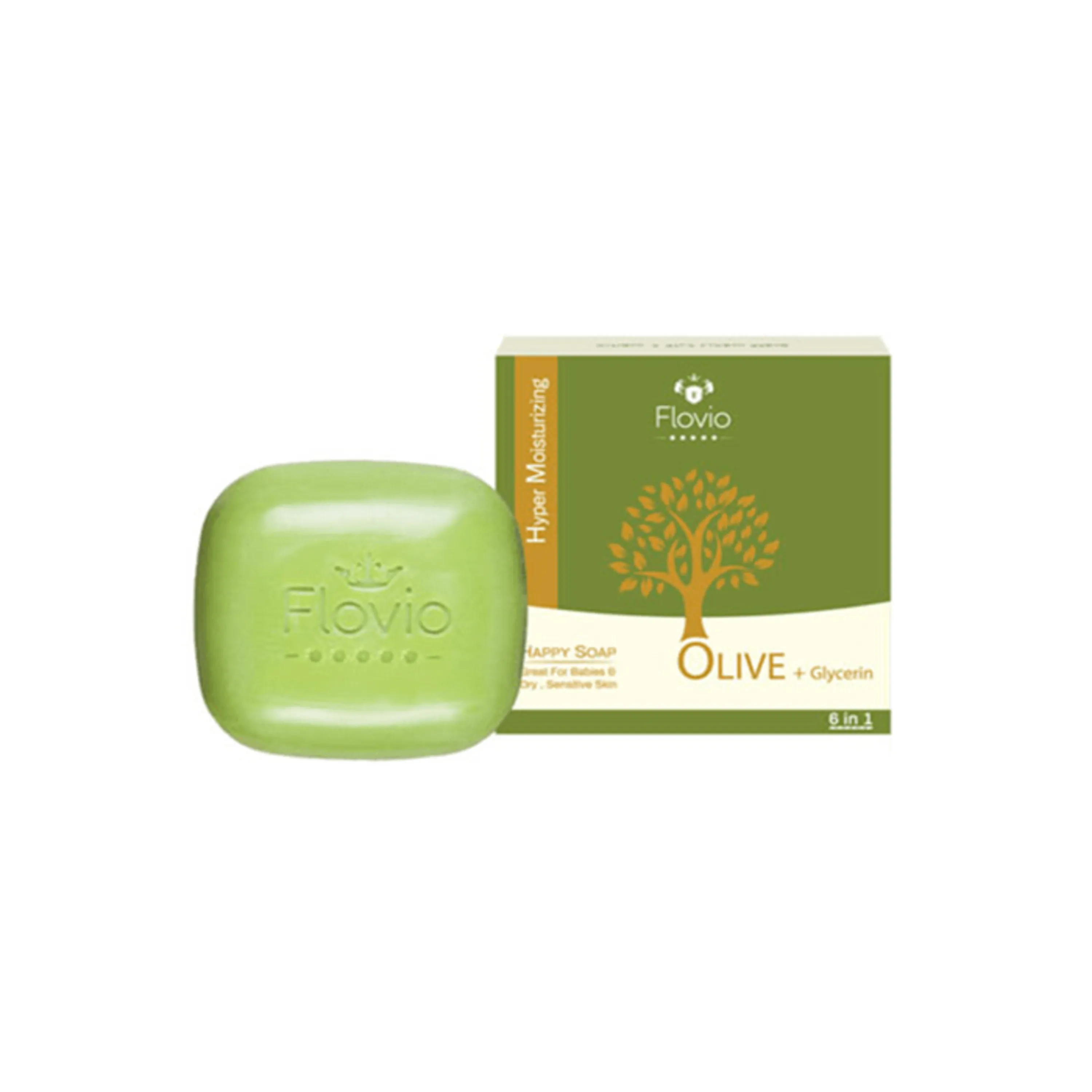 صابون 6 کاره زیتون Flovio صابون 6 کاره زیتون Flovio