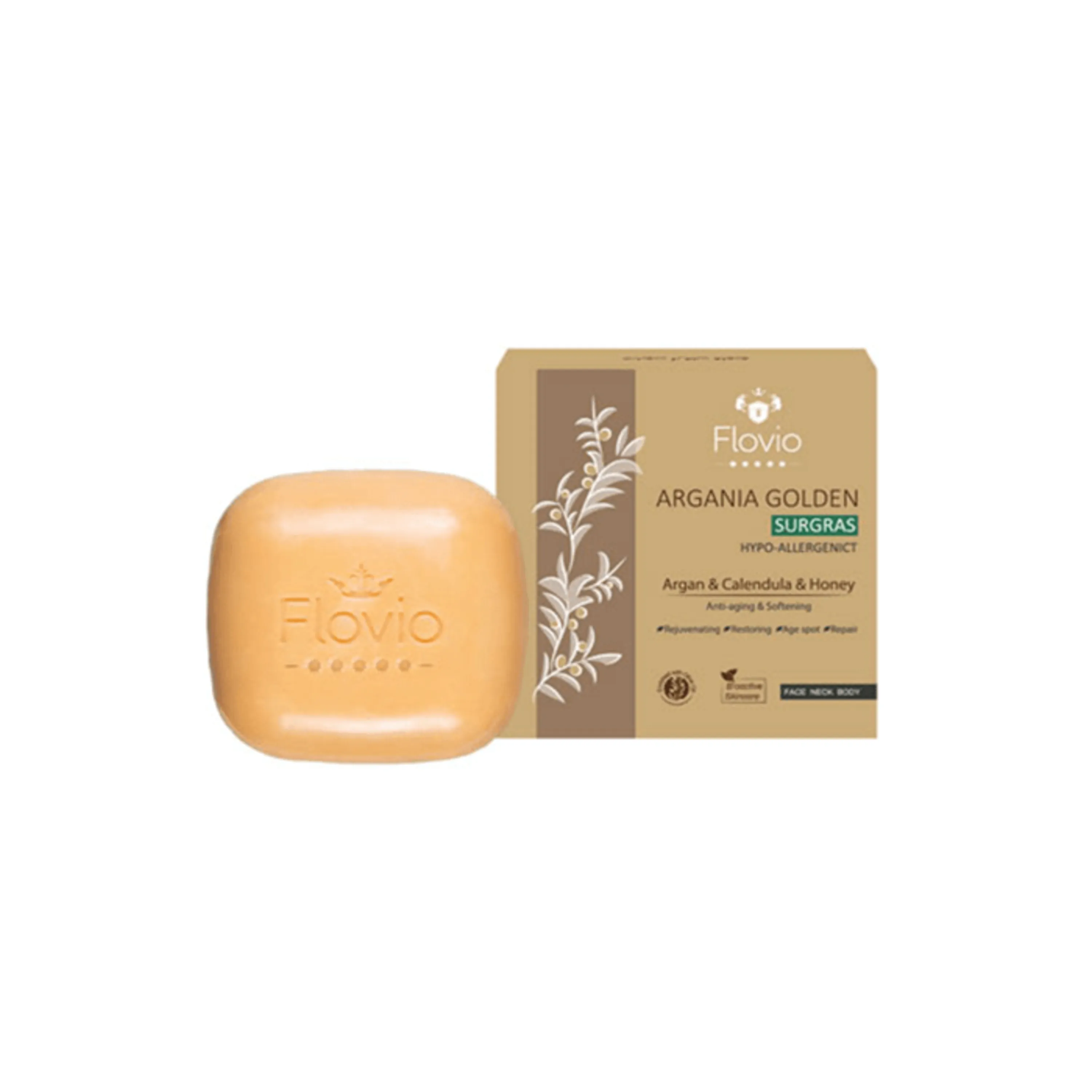 صابون آرگان طلایی FLOVIO صابون آرگان طلایی FLOVIO