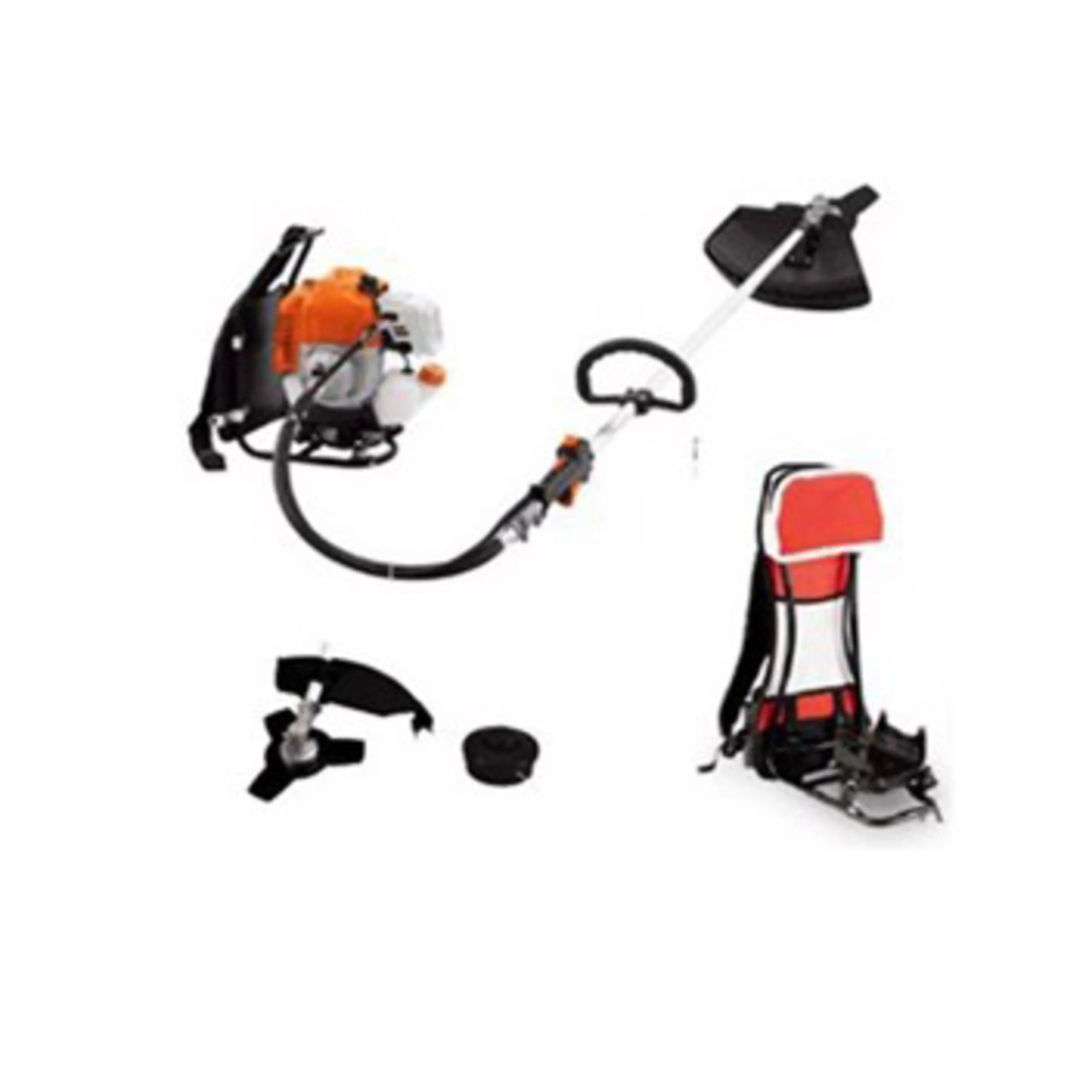 داس موتوری و علف زن بنزینی 43 سی سی تاپ گاردن دوکاره به همراه کمربند PETROL SCYTHE GBC-1430S