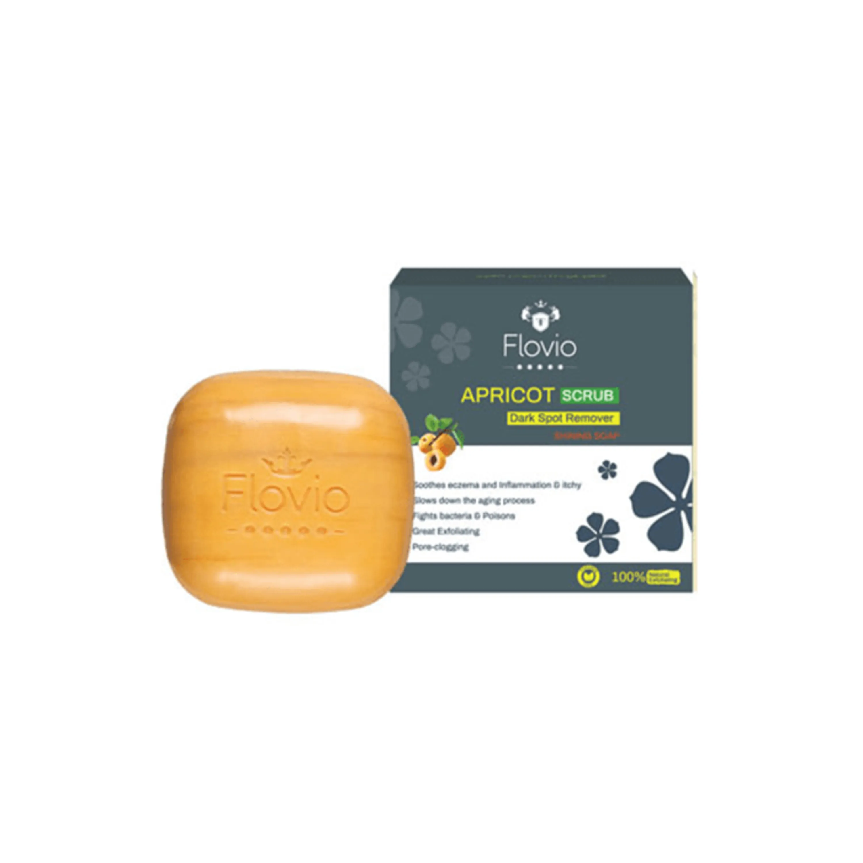 صابون اسکراب زرد آلو FLOVIO