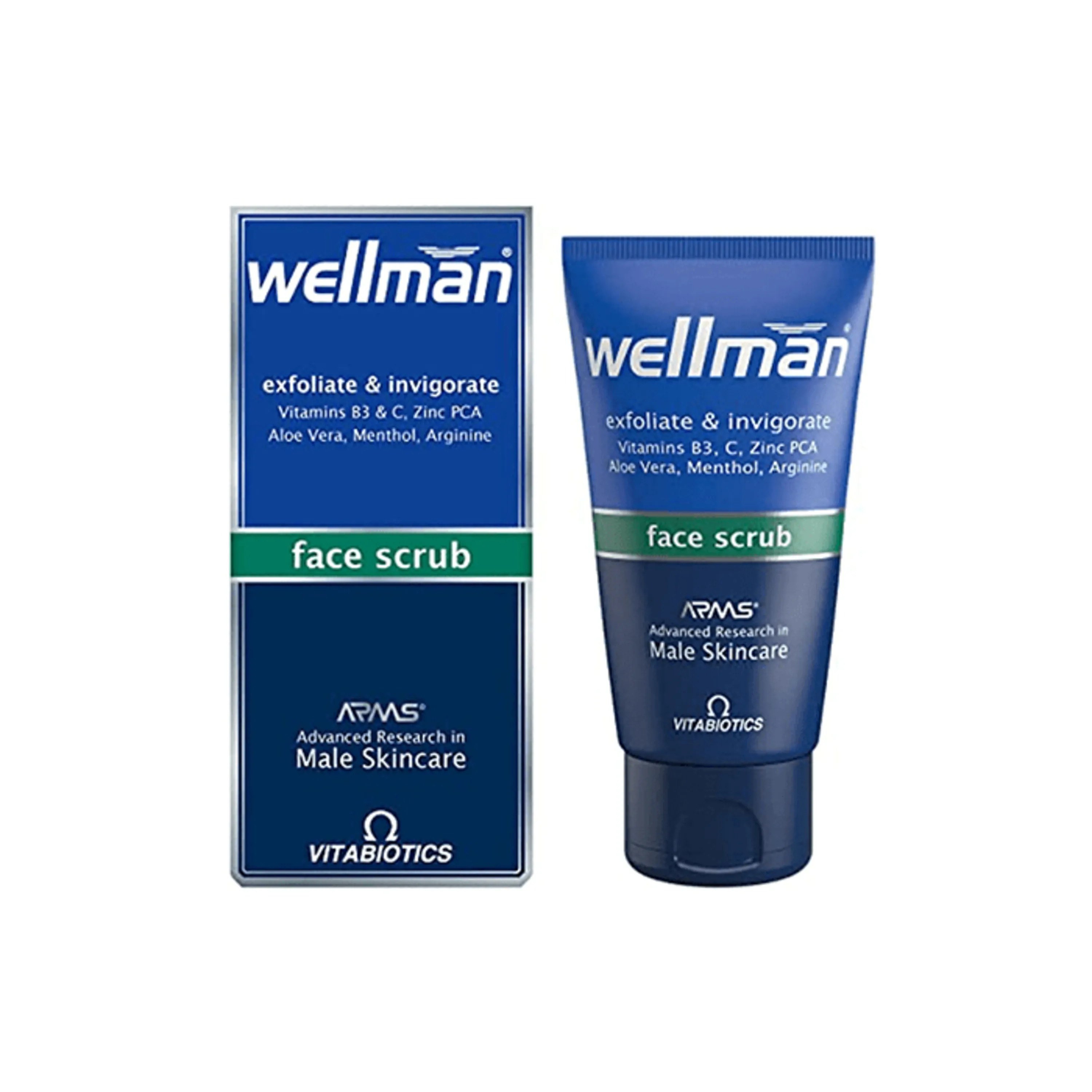 کرم لایه بردار صورت آقایان Wellman کرم لایه بردار صورت آقایان Wellman