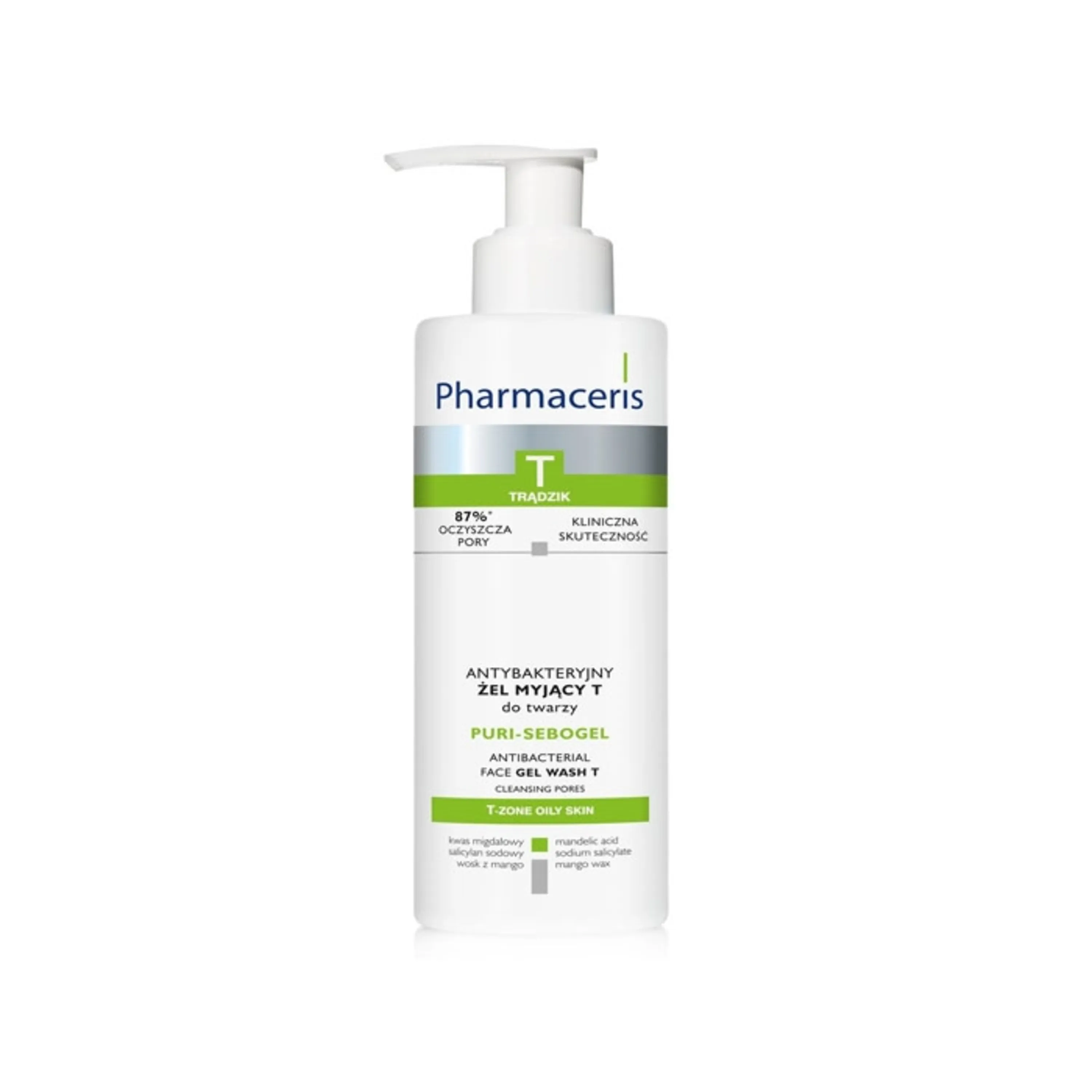 ژل شستشوی آنتی باکتریال پیوری سبو ژل Pharmaceris ژل شستشوی آنتی باکتریال پیوری سبو ژل Pharmaceris