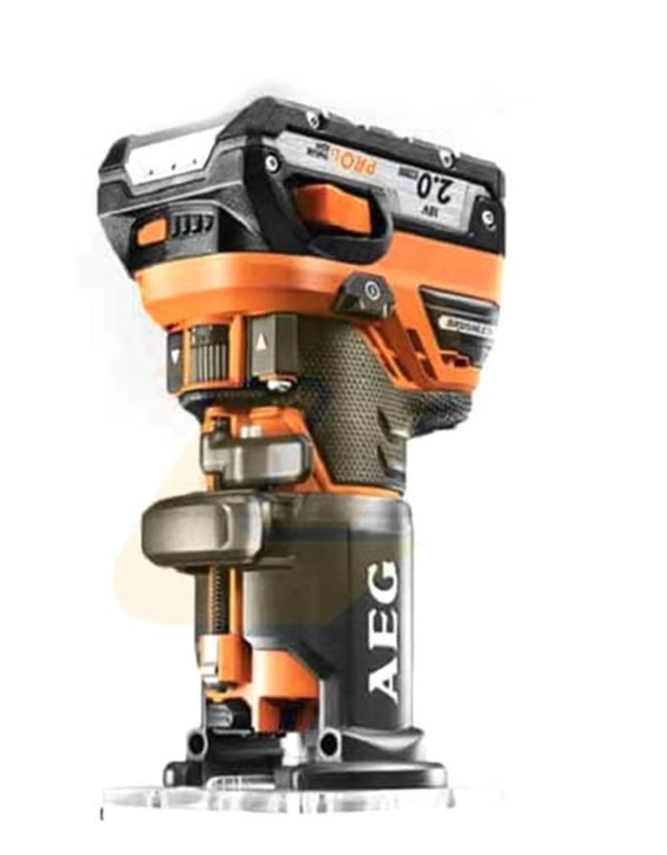 فرز نجاری شارژی 18 ولت آاگ مدل BOF18BL+SETLL1820