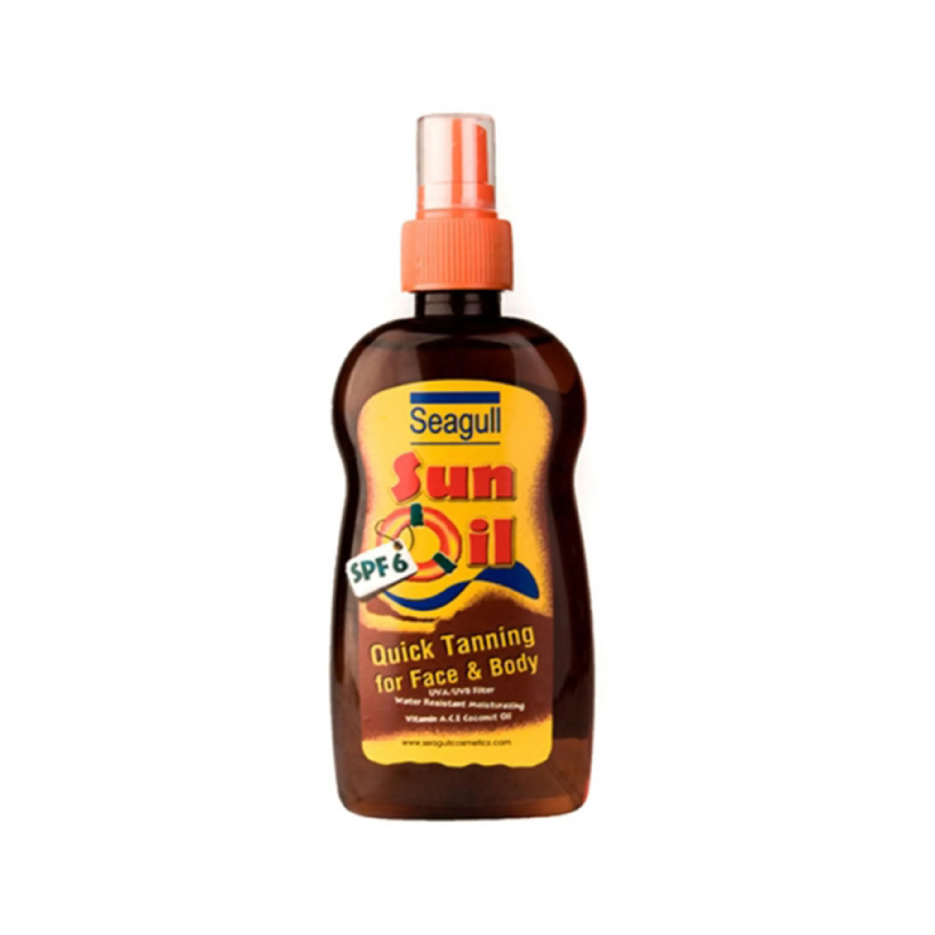 روغن آفتاب فاقد اکلیل با Seagull SPF 6