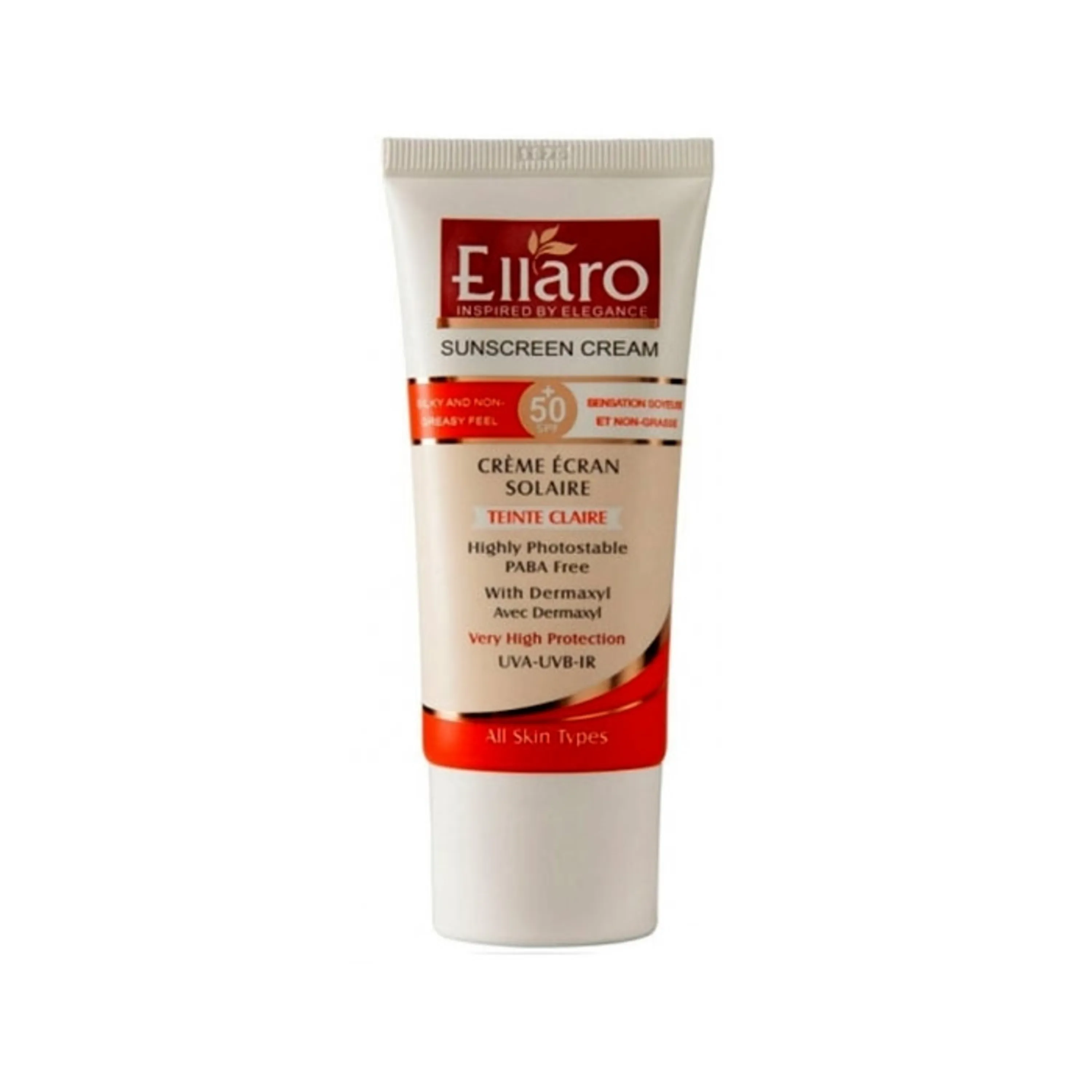 کرم ضد آفتاب +Ellaro SPF 50