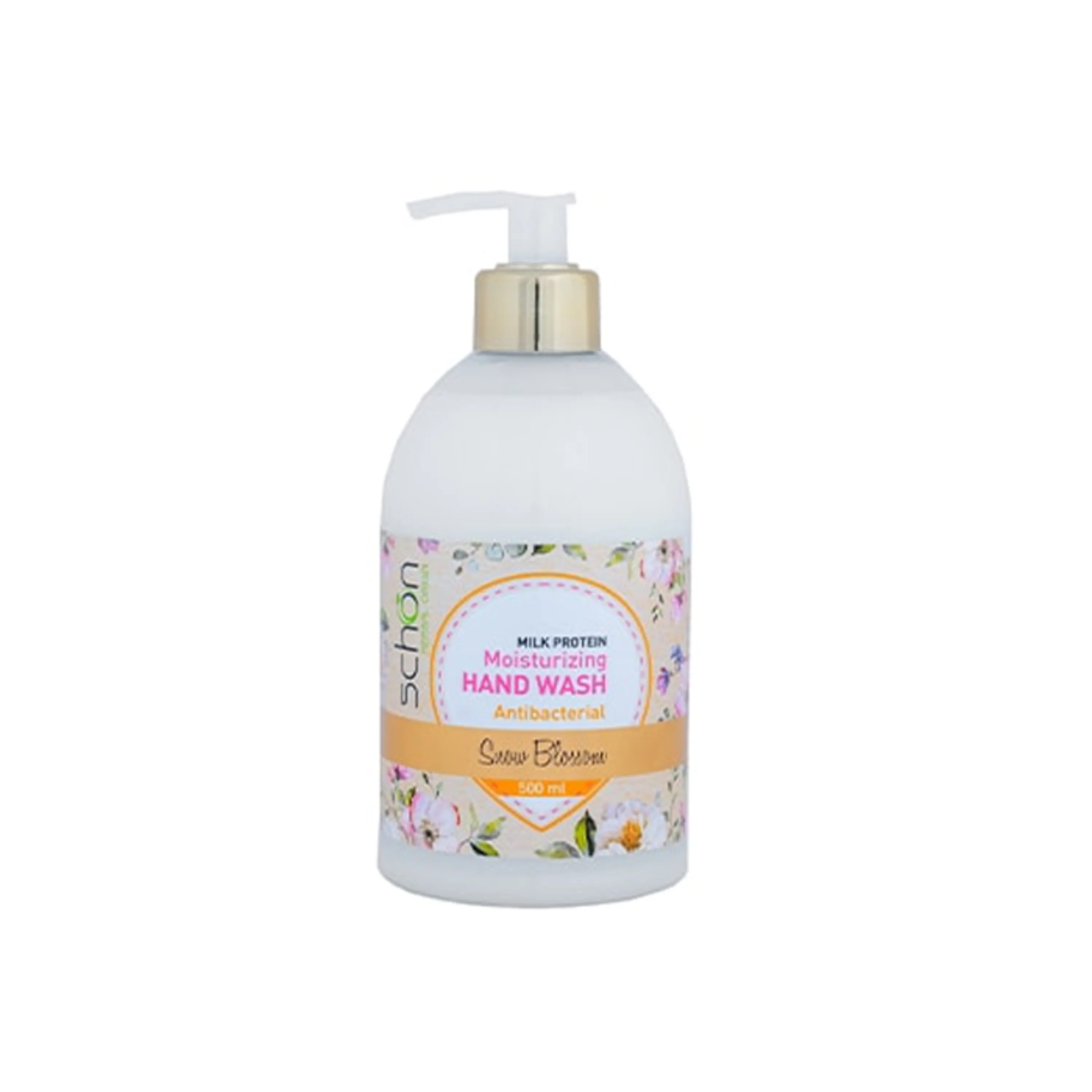 مایع دستشویی آنتی باکتریال کرمی اسنو بلاسم schon مایع دستشویی آنتی باکتریال کرمی اسنو بلاسم schon