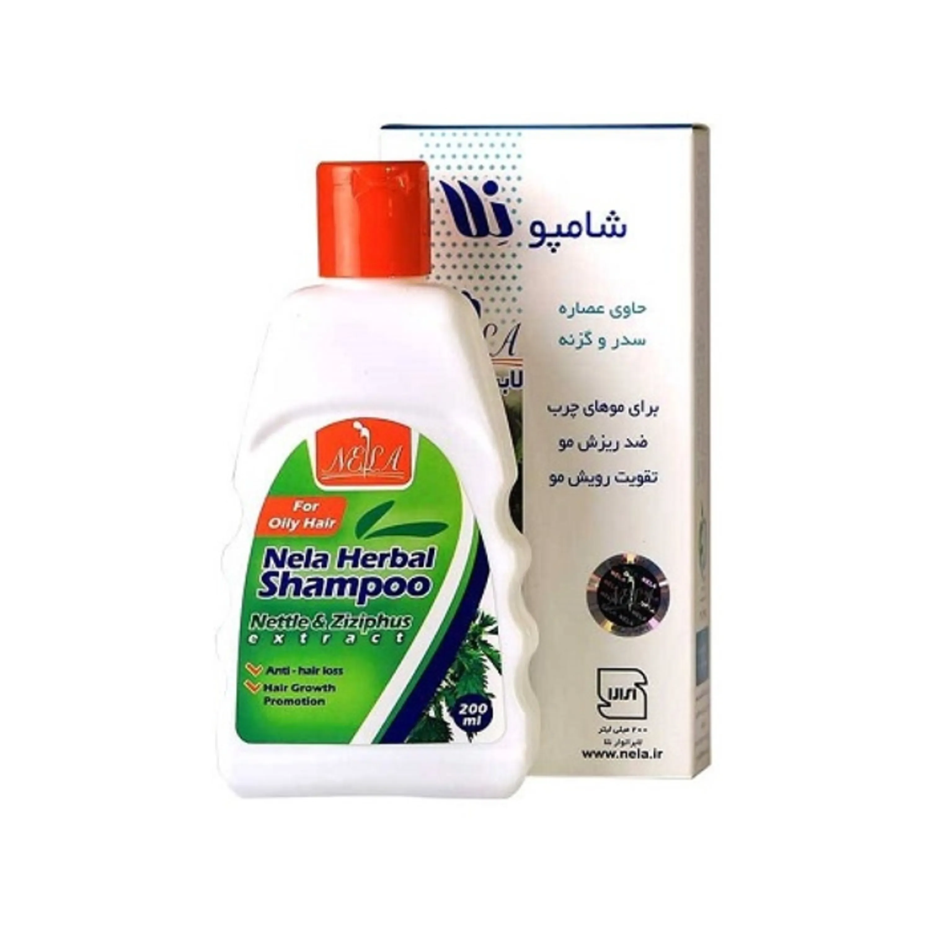 شامپو عصاره سدر و گزنه NELA شامپو عصاره سدر و گزنه NELA