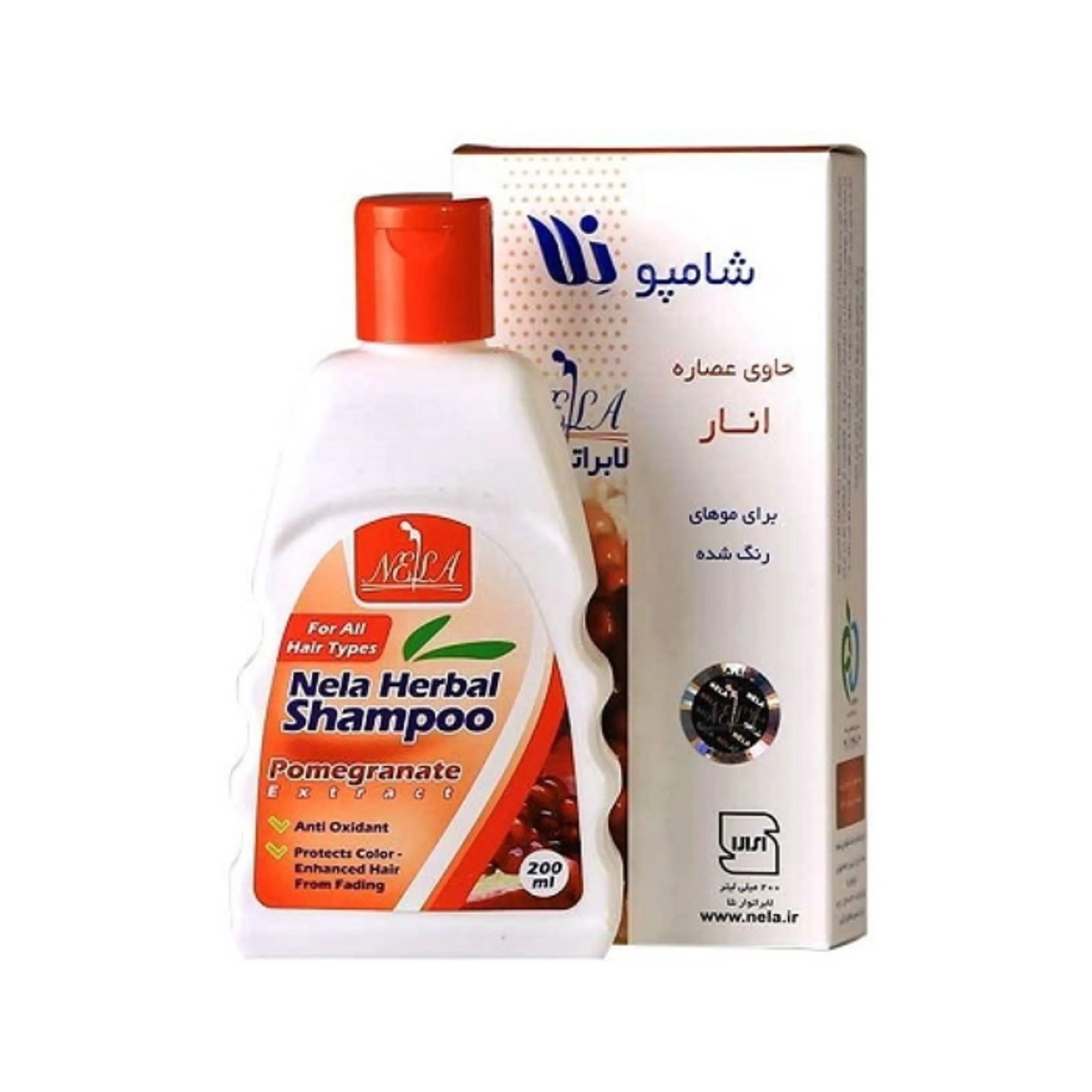 شامپو عصاره انار NELA شامپو عصاره انار NELA