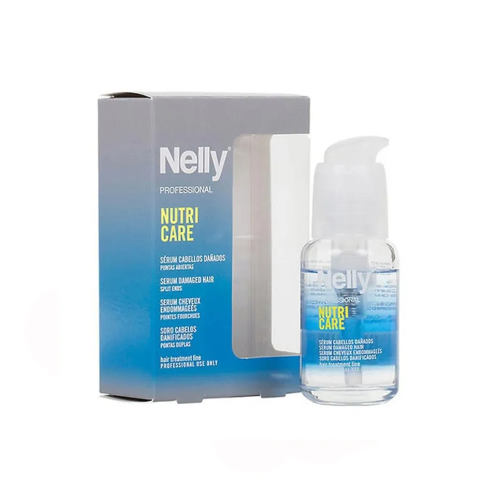 سرم ضد موخوره و ترمیم کننده مو کریستالی Nelly