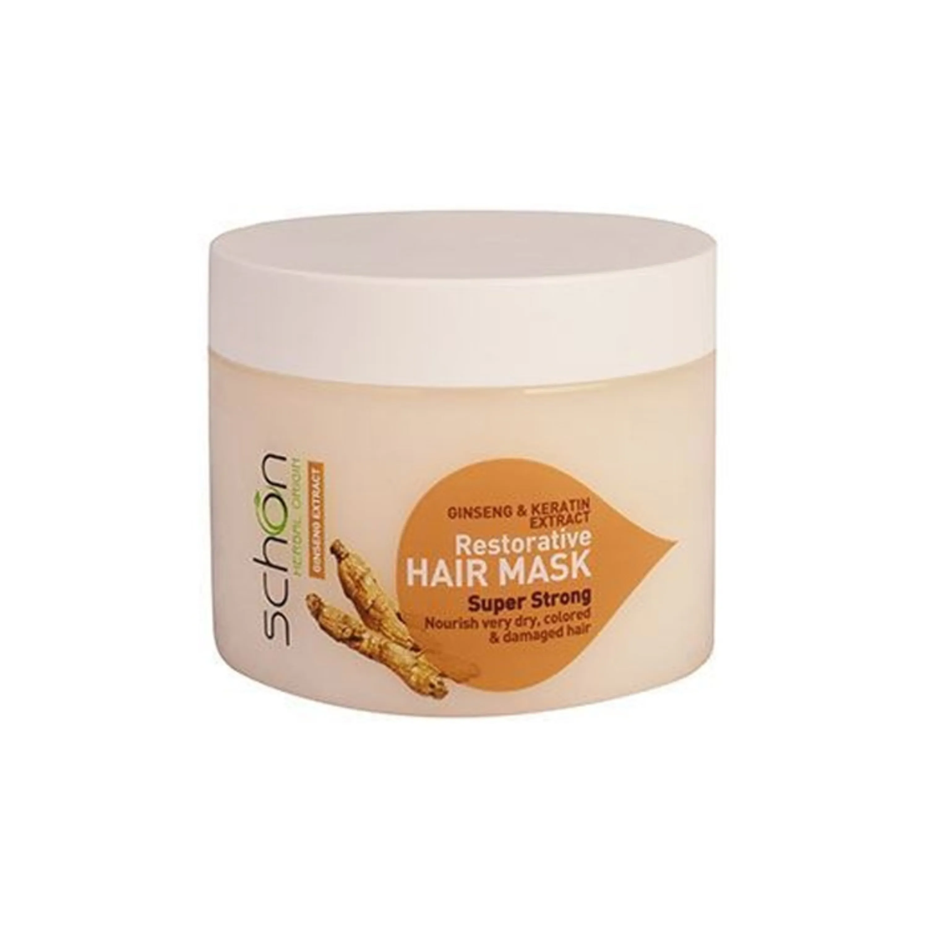 ماسک مو کراتین و جینسینگ Schon ماسک مو کراتین و جینسینگ Schon