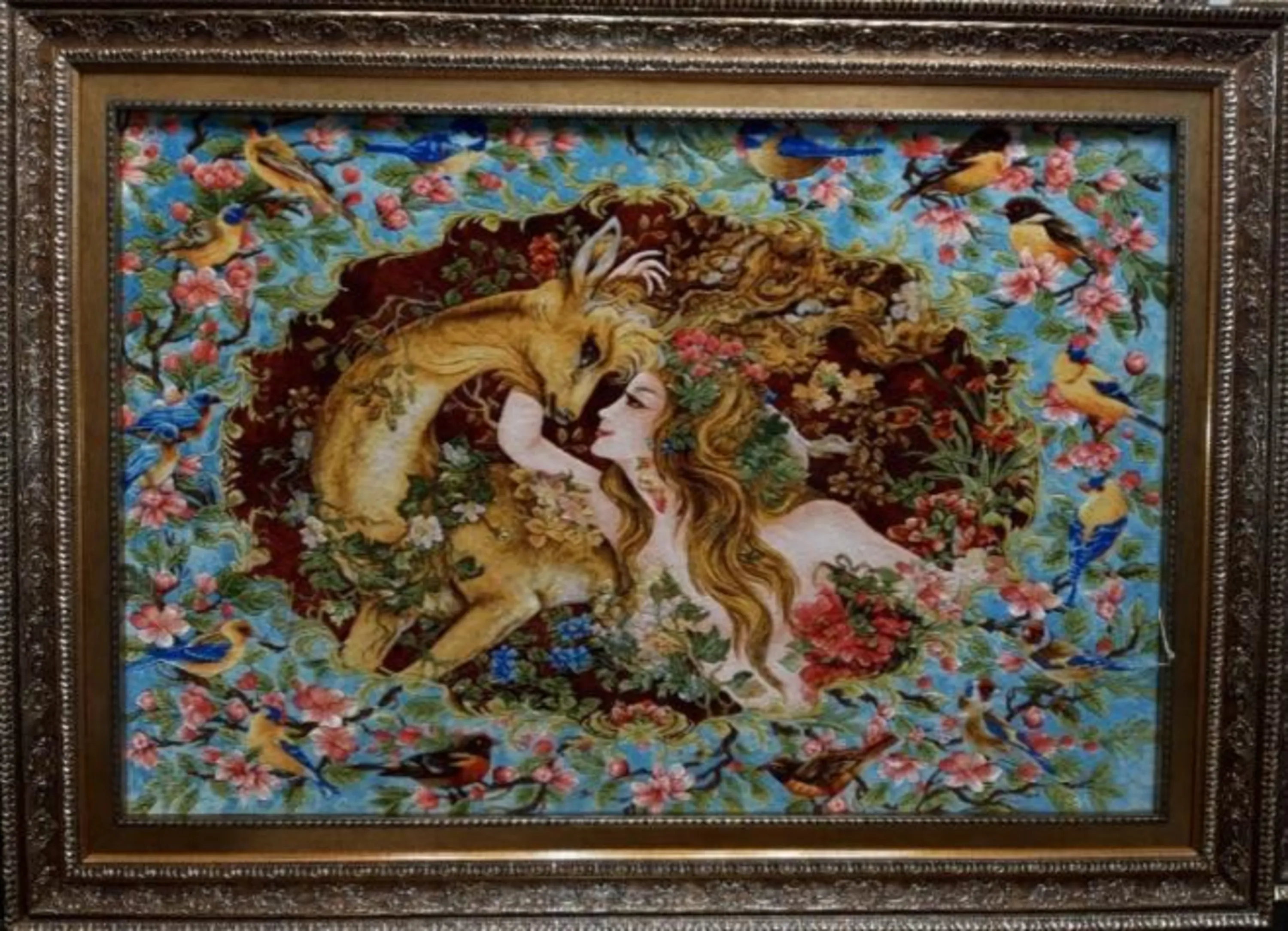 تابلو فرش مینیاتور تابلو فرش مینیاتور