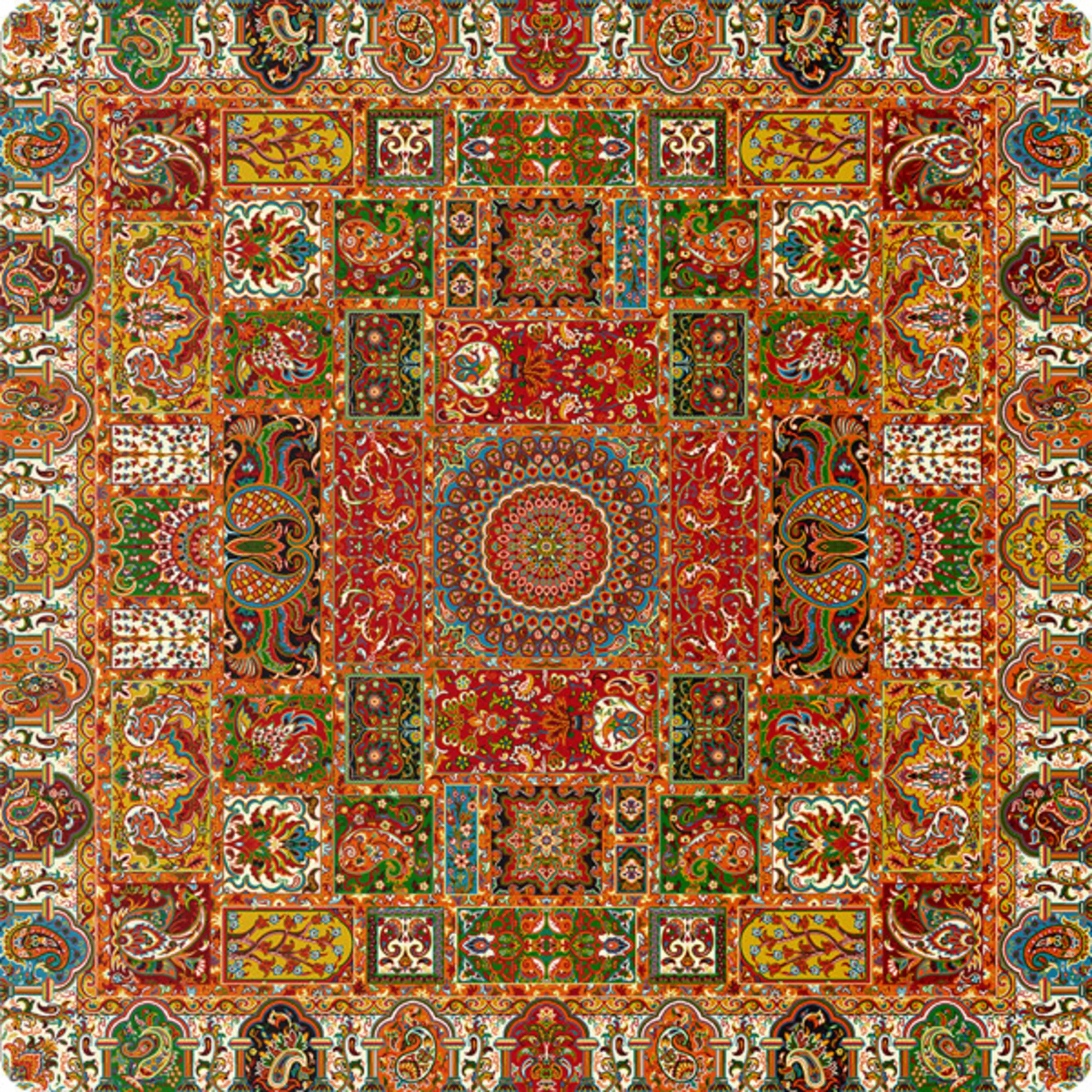 رومیزی مربع ترمه طرح وصال کد 844 Panel square desktop رومیزی مربع ترمه طرح وصال کد 844 Panel square desktop