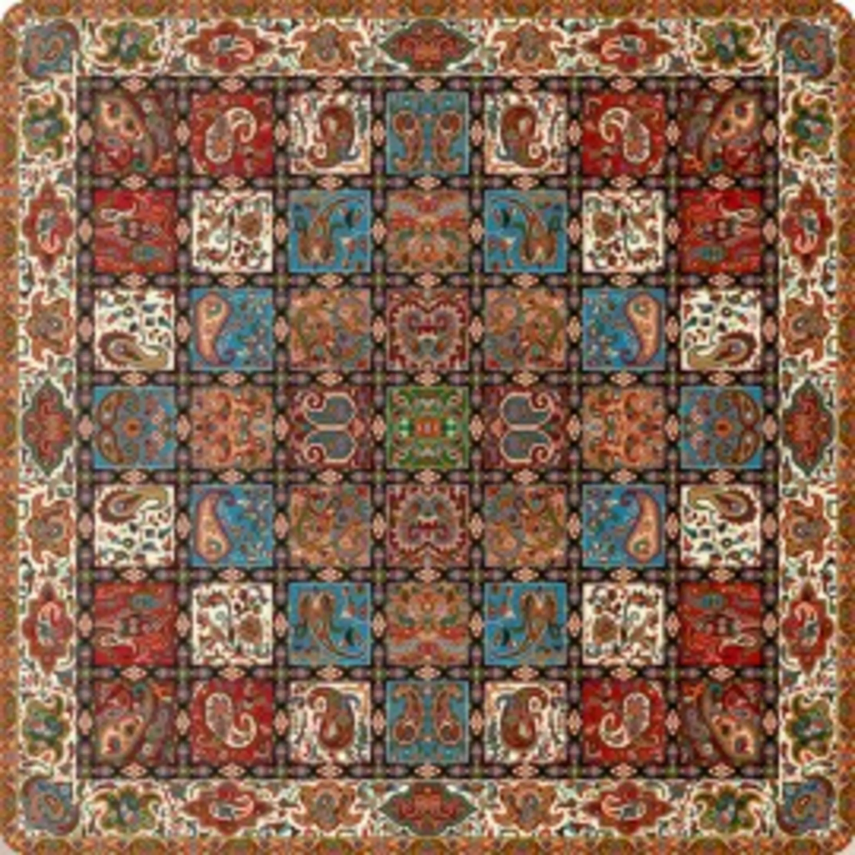 رومیزی مربع ترمه طرح امپراطور کد 1005 Panel square desktop رومیزی مربع ترمه طرح امپراطور کد 1005 Panel square desktop
