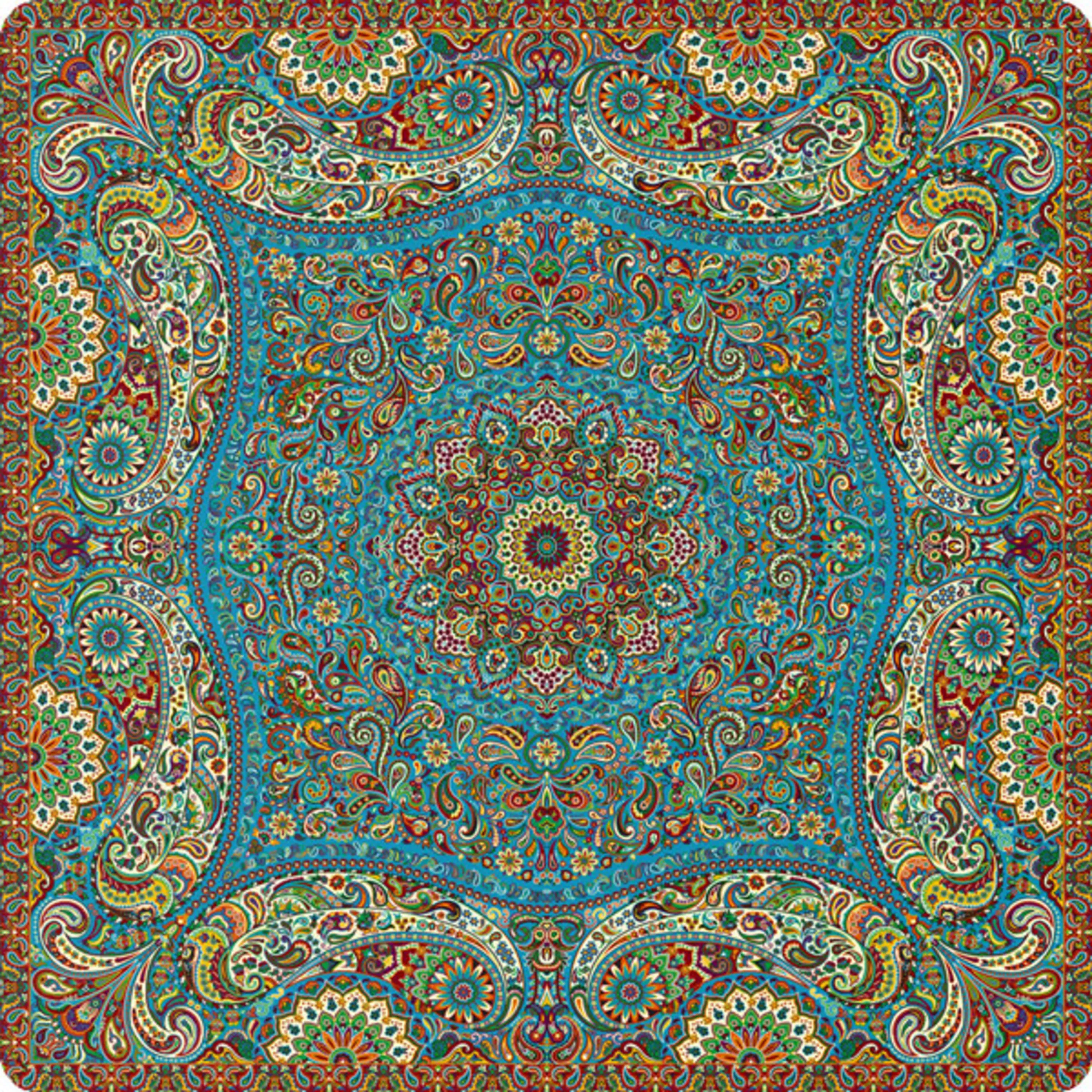 رومیزی مربع ترمه طرح پدیده کد 801 Panel square desktop رومیزی مربع ترمه طرح پدیده کد 801 Panel square desktop