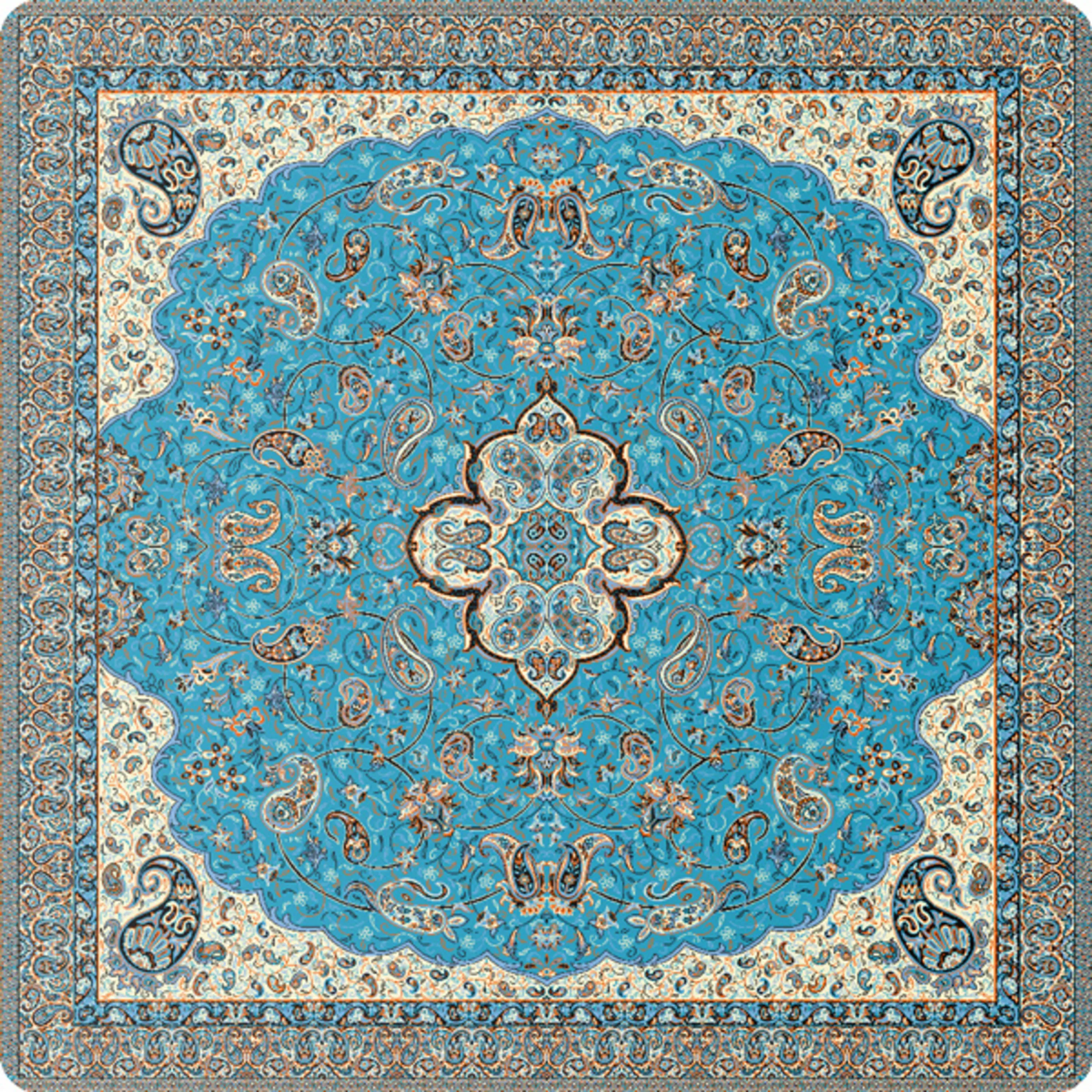 رومیزی مربع ترمه طرح شاه عباسی کد 807 Panel square desktop رومیزی مربع ترمه طرح شاه عباسی کد 807 Panel square desktop