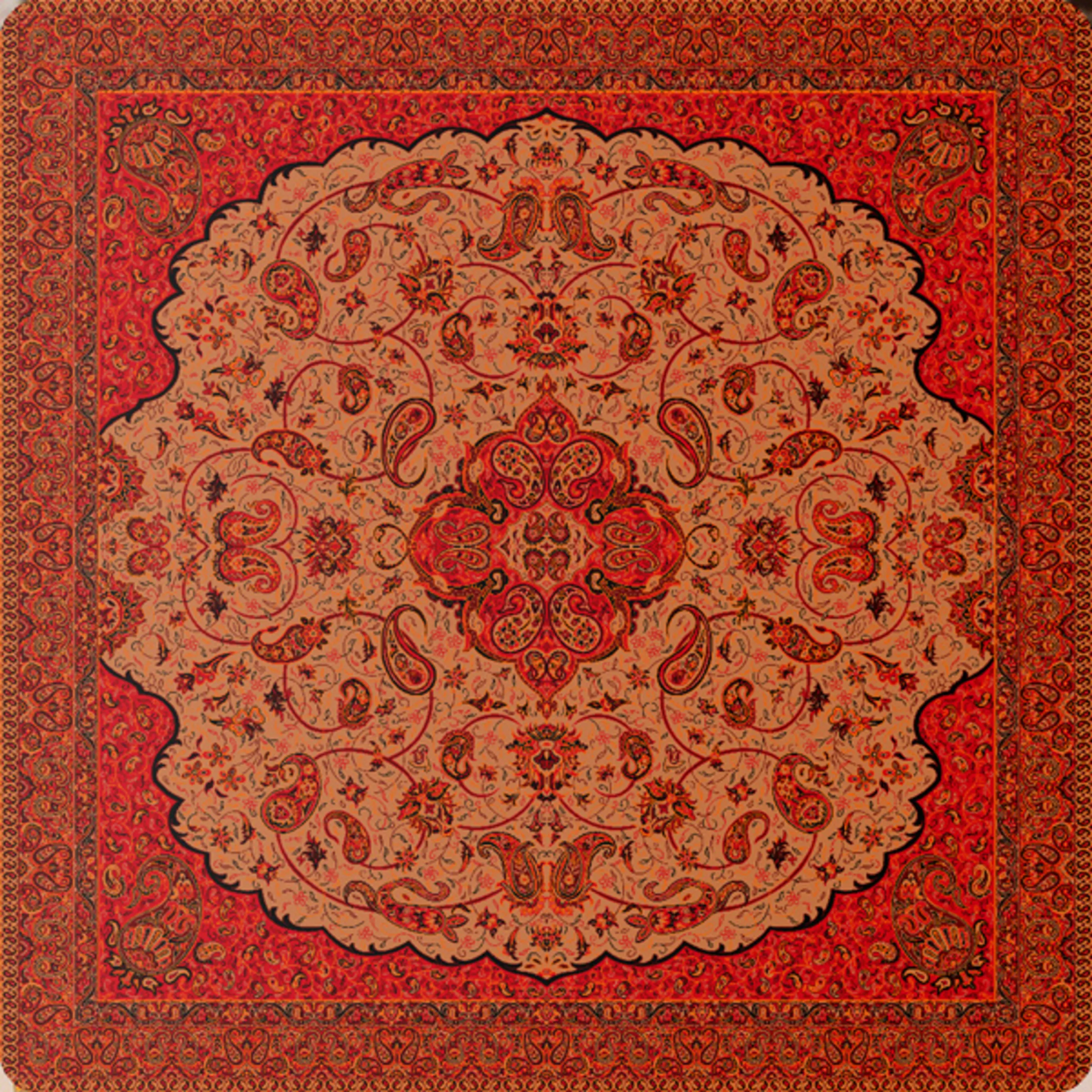 رومیزی مربع ترمه طرح شاه عباسی کد 833 Panel square desktop رومیزی مربع ترمه طرح شاه عباسی کد 833 Panel square desktop