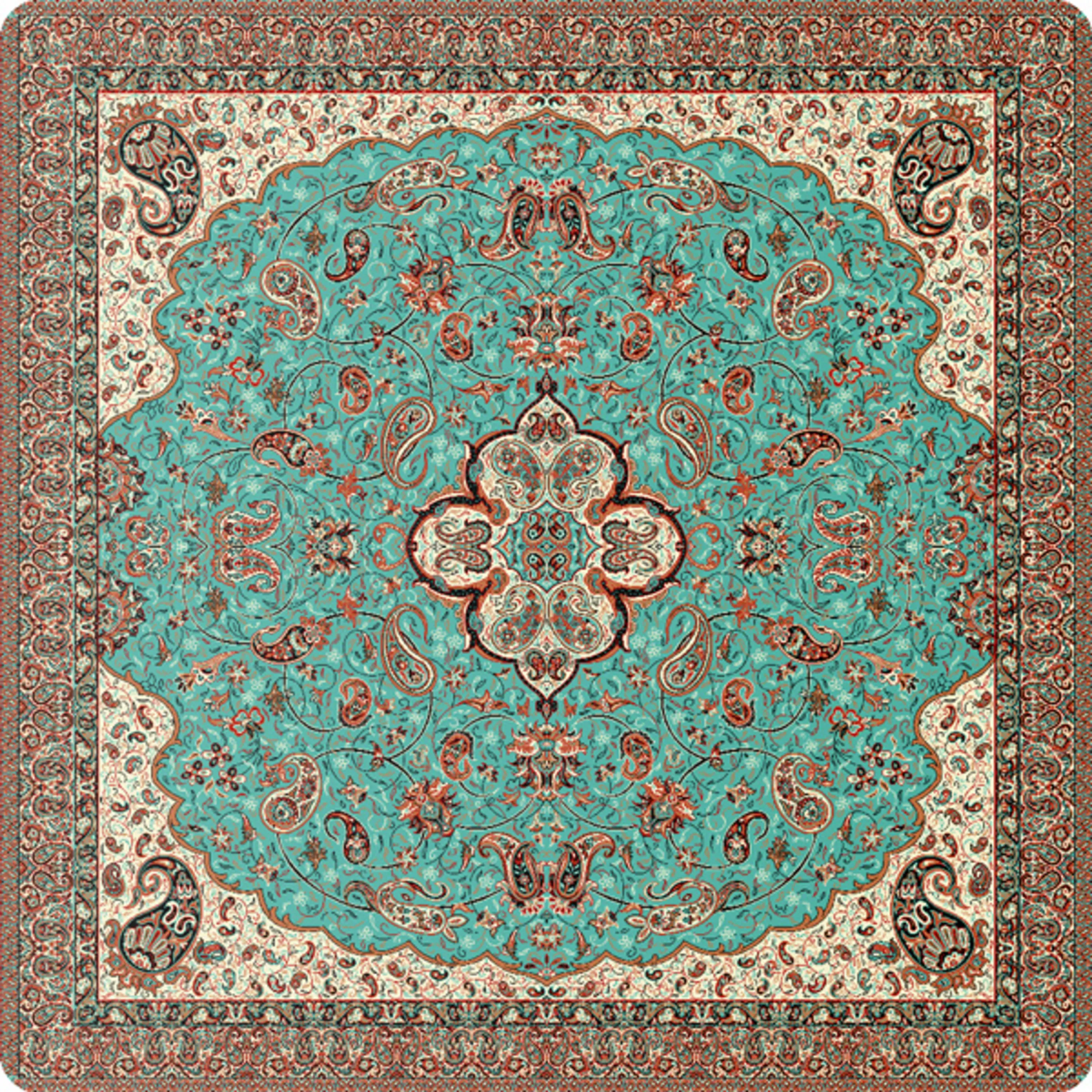 رومیزی مربع ترمه طرح شاه عباسی کد 617 Panel square desktop رومیزی مربع ترمه طرح شاه عباسی کد 617 Panel square desktop