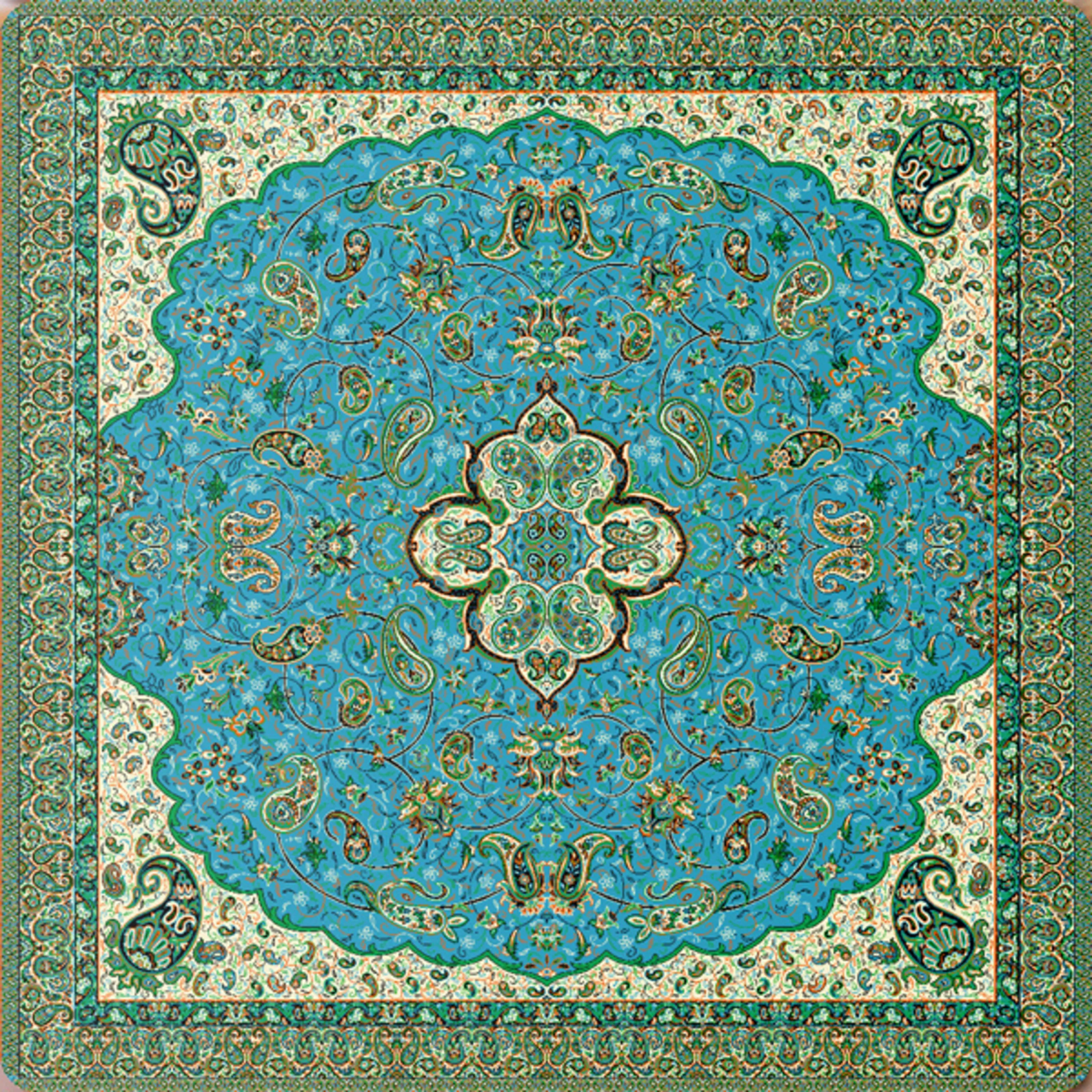 رومیزی مربع ترمه طرح شاه عباسی کد 814 Panel square desktop رومیزی مربع ترمه طرح شاه عباسی کد 814 Panel square desktop