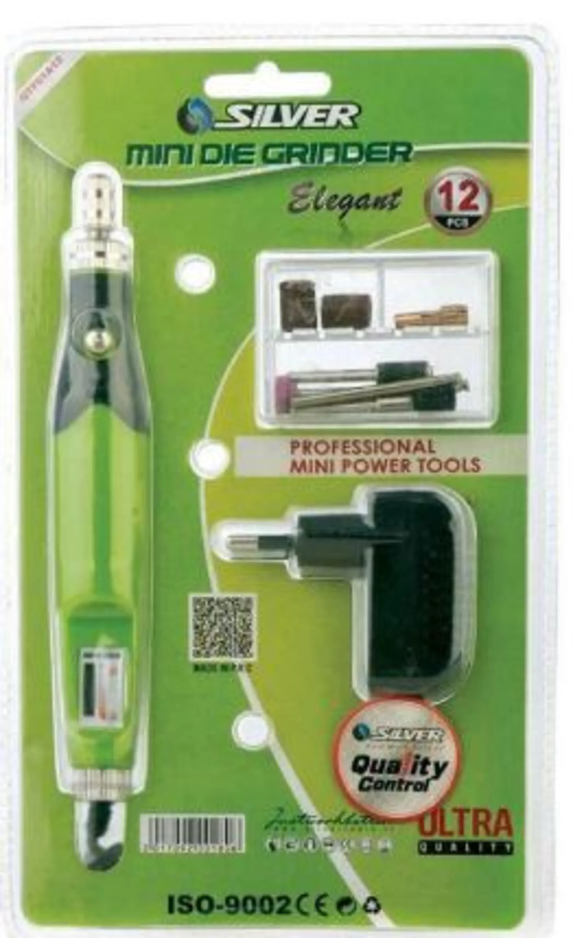 ست 12 پارچه فرز انگشتی مینی سیلور 7 وات مدل GT-RT12