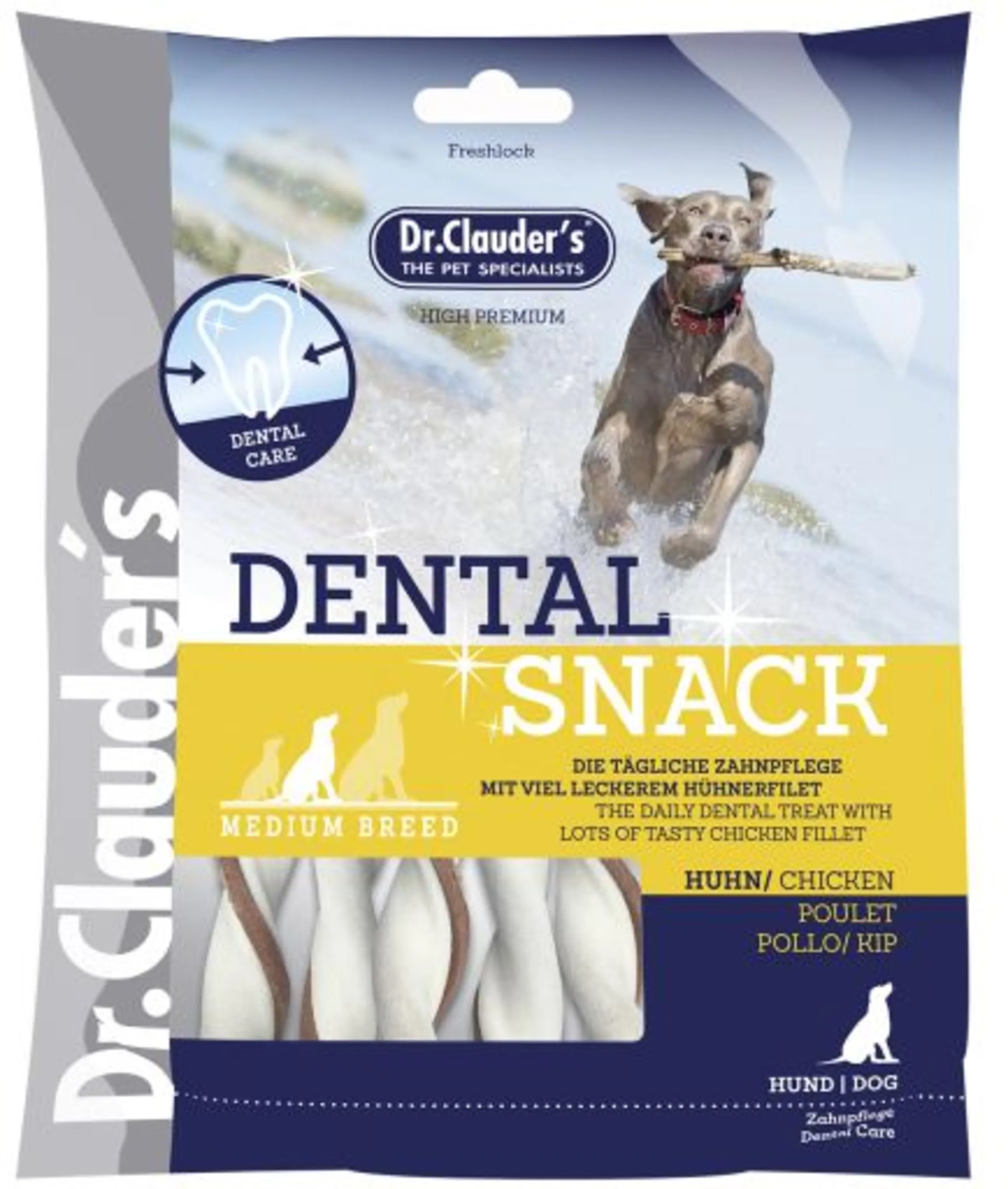 اسنک دندانپزشکی سگ نژاد متوسط گوشت اردک دکتر کلودرز Dental snack Medium breed اسنک دندانپزشکی سگ نژاد متوسط گوشت اردک دکتر کلودرز Dental snack Medium breed