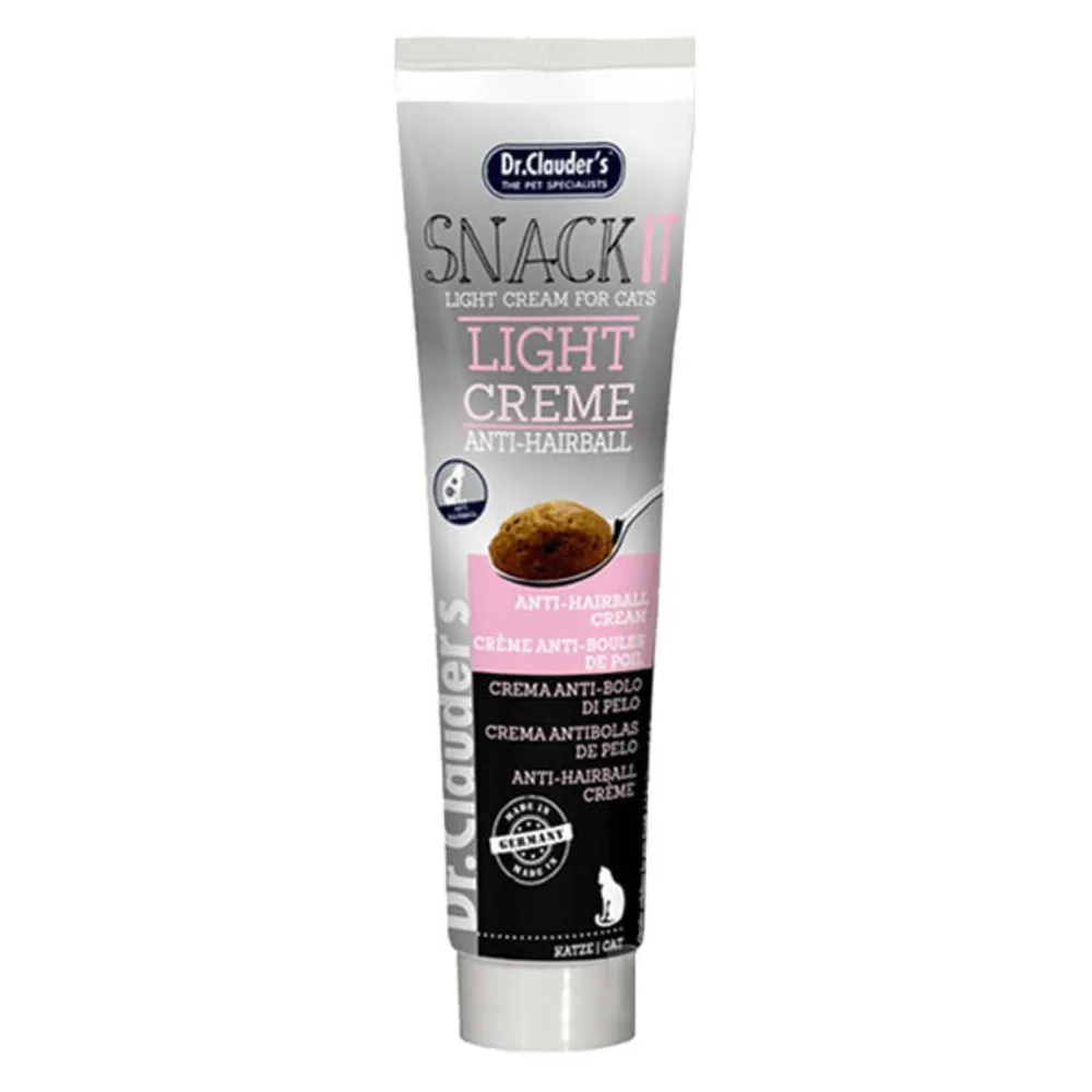 خمیر اسنک دفع گلوله مو دکتر کلاودرز Snack light creme Anti-hairball