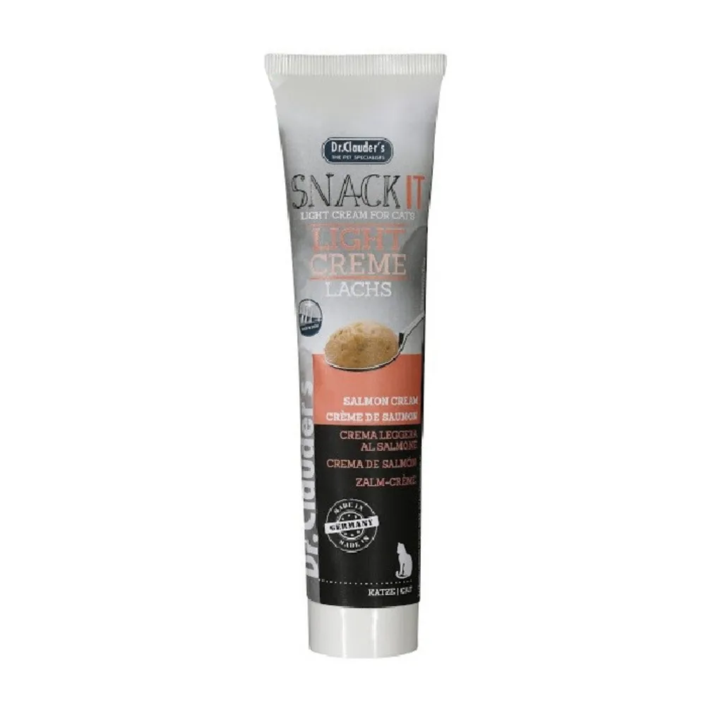 میان وعده خمیر اسنک ماهی سالمون دکتر کلودرز Snack light creme salmon