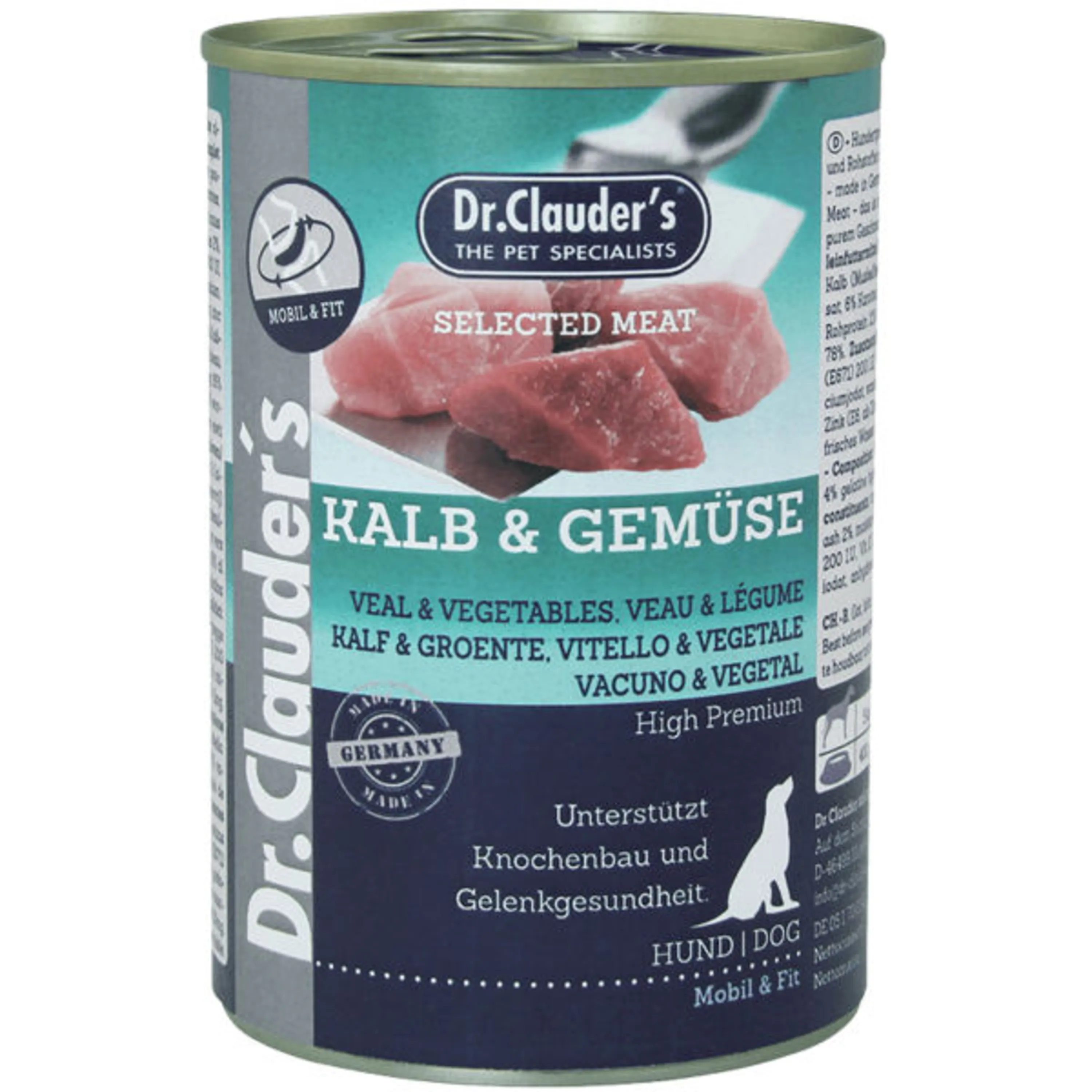 کنسرو سگ دکتر کلودرز Kalb&gemuse کنسرو سگ دکتر کلودرز Kalb&gemuse