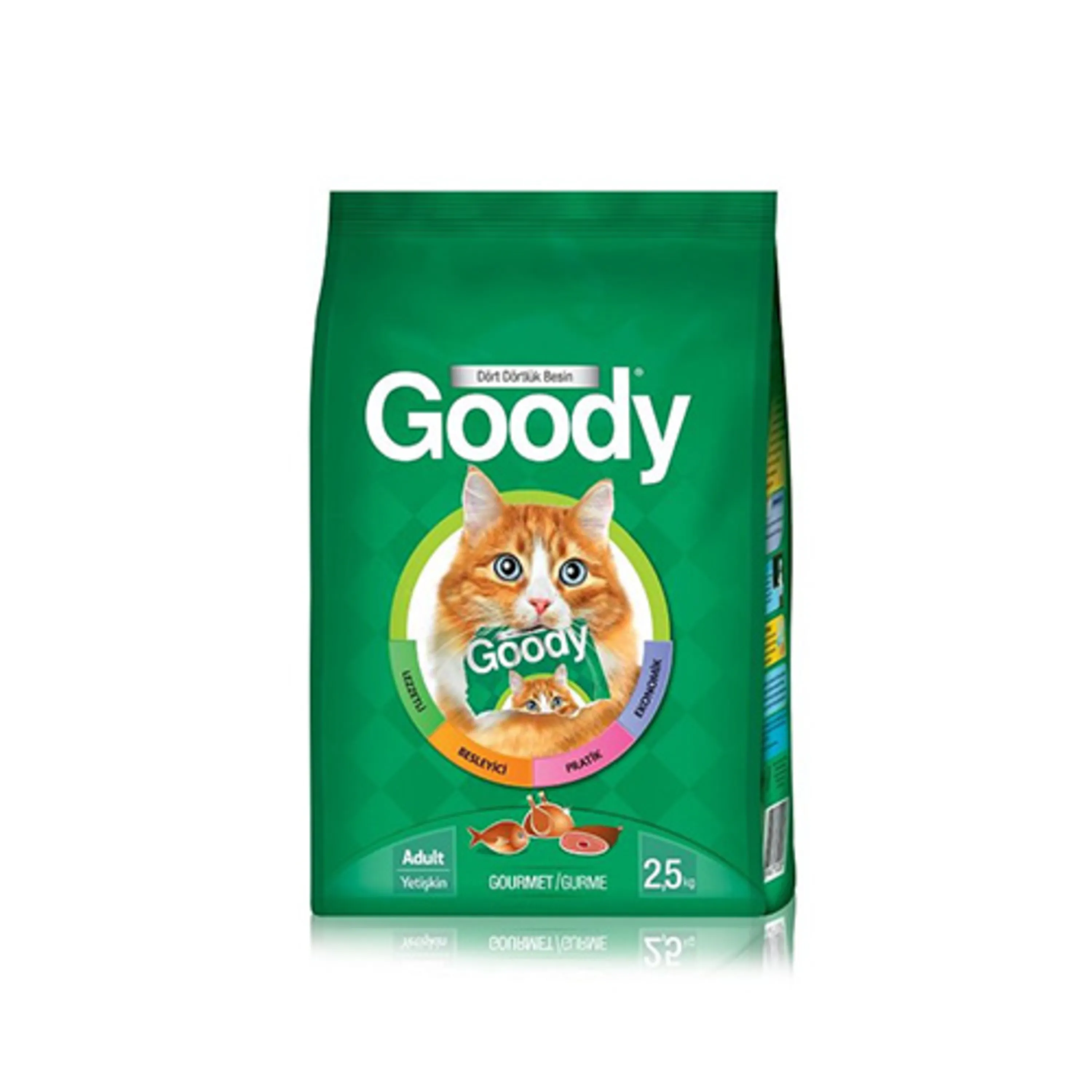 غذای خشک گربه گودی میکس mix وزن 2.5 کیلوگرم 