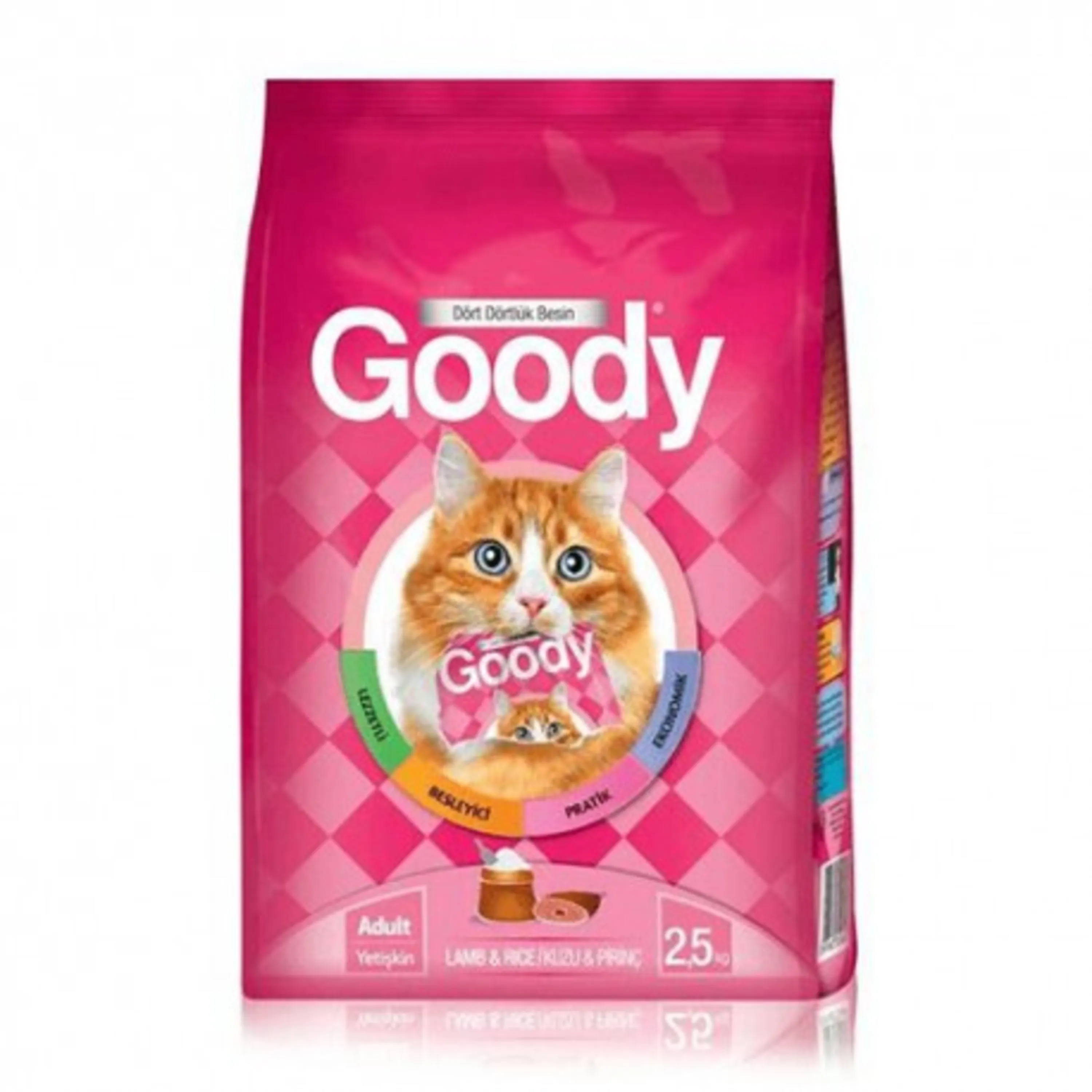 غذای خشک گربه گودی adult lumb وزن 2.5 کیلوگرم غذای خشک گربه گودی adult lumb وزن 2.5 کیلوگرم