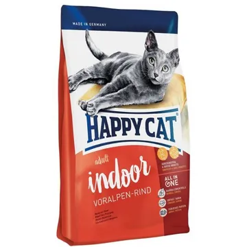 غذای گربه هپی کت voralpen rind indoor وزن 4 کیلوگرم