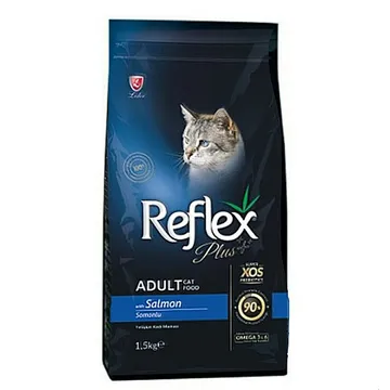 غذای گربه سوپر پرمیوم با طعم سالمون رفلکس – Reflex Plus Adult Salmon وزن 1.5kg