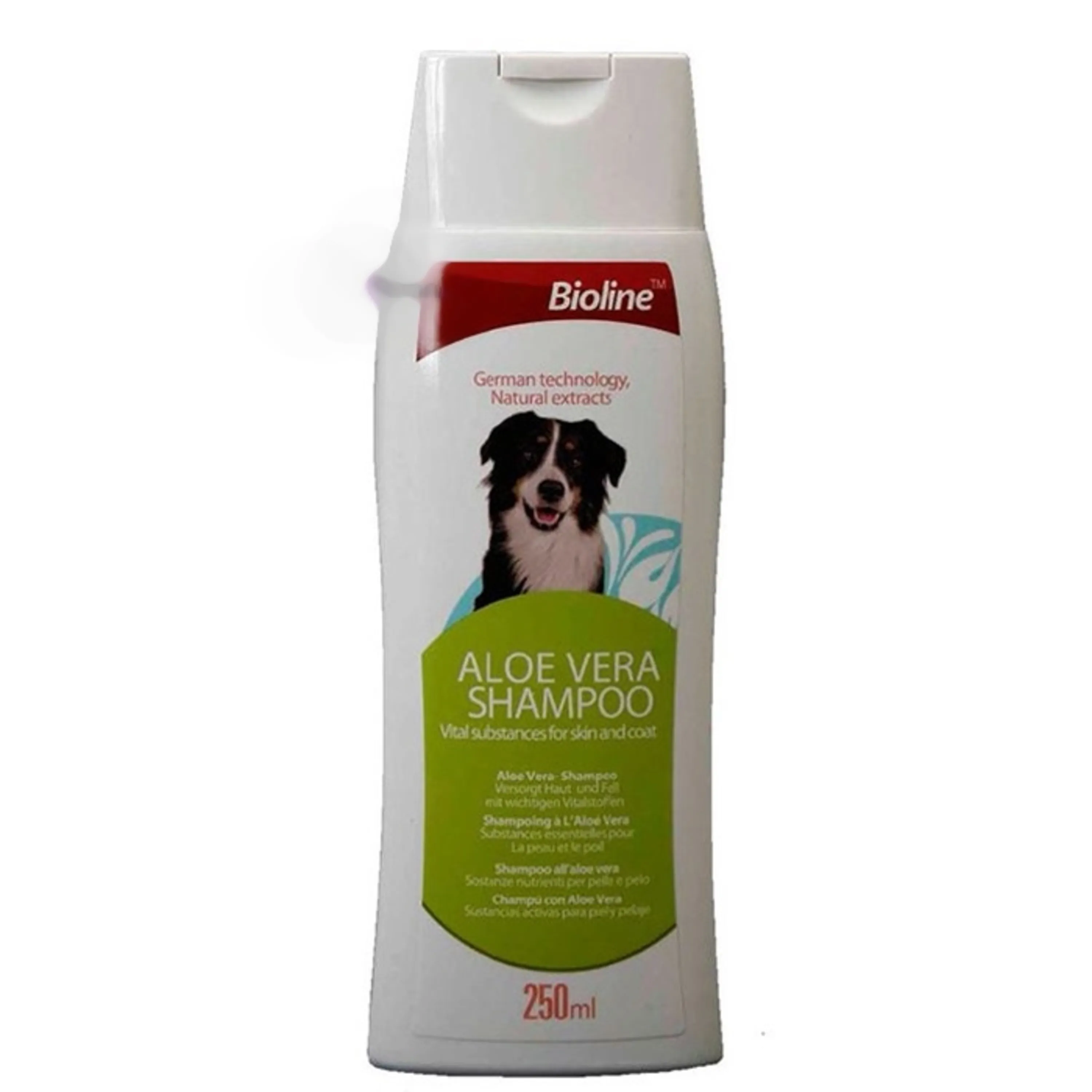 شامپو سگ بایولاین حاوی آلوورا Bioline Aloe Vera Shampoo حجم 25 میلی شامپو سگ بایولاین حاوی آلوورا Bioline Aloe Vera Shampoo حجم 25 میلی