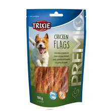  غذای تشویقی سگ تریکسی CHICKEN FLAGS وزن 100 گرم 