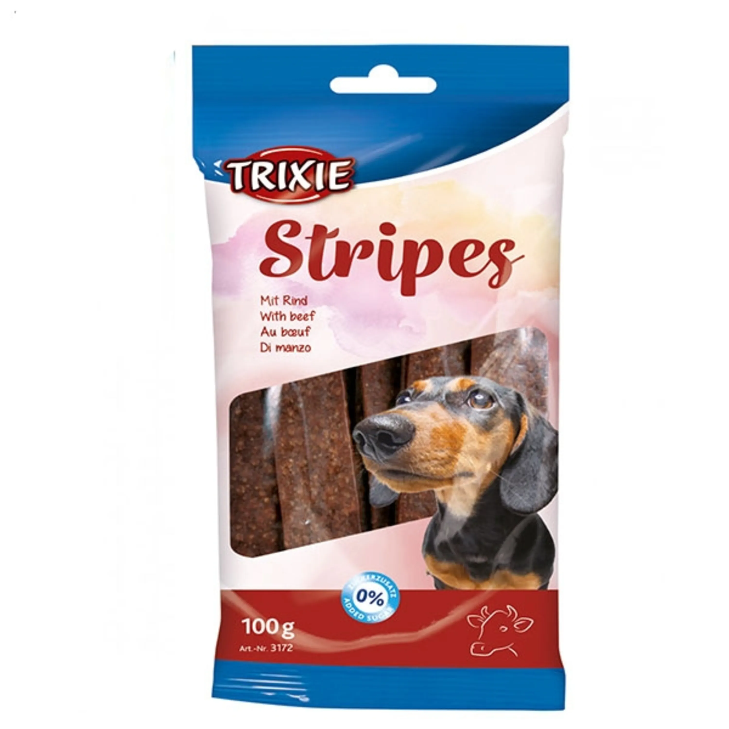 غذای تشویقی سگ با گوشت گاو Stripes,beef,10 pcs غذای تشویقی سگ با گوشت گاو Stripes,beef,10 pcs