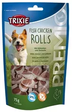 غذای تشویقی سگ Trixie مدل Fish Chicken Rolls با طعم مرغ و ماهی پولوک وزن 75 گرم 