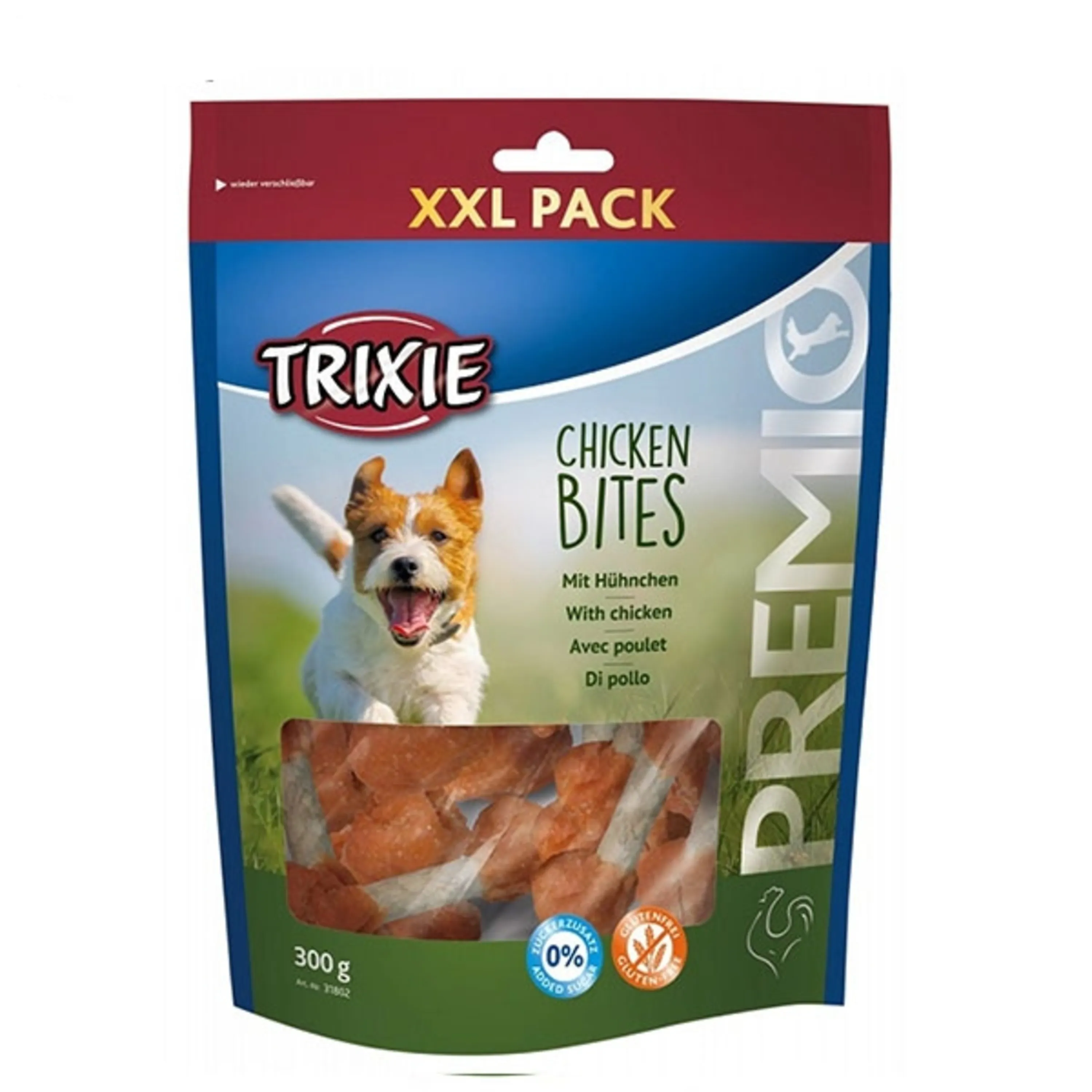 تشویقی سگ تریکسی CHICKEN BITES وزن 100 گرم تشویقی سگ تریکسی CHICKEN BITES وزن 100 گرم