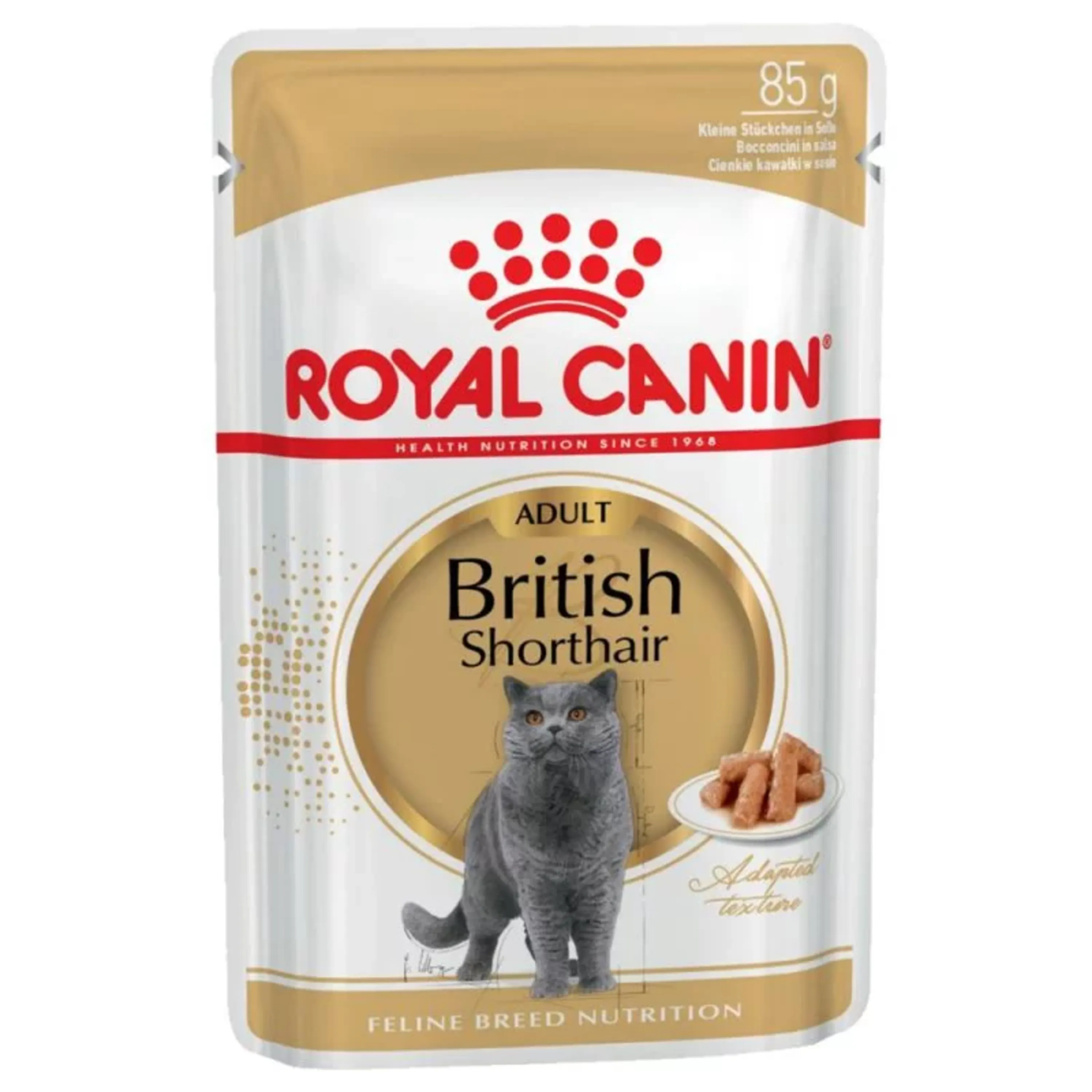 غذا پوچ گربه رویال کنین مدل British Shorthair وزن 85 گرم غذا پوچ گربه رویال کنین مدل British Shorthair وزن 85 گرم