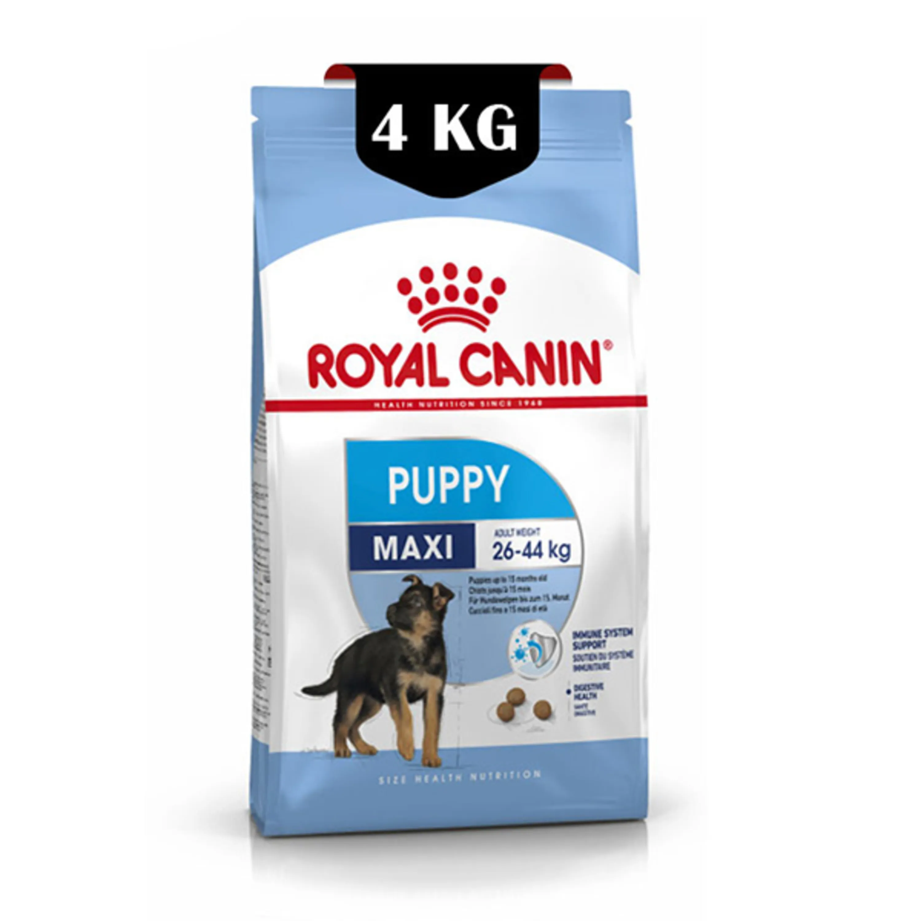 غذای خشک سگ رویال کنین مدل maxi puppy 4 kg غذای خشک سگ رویال کنین مدل maxi puppy 4 kg