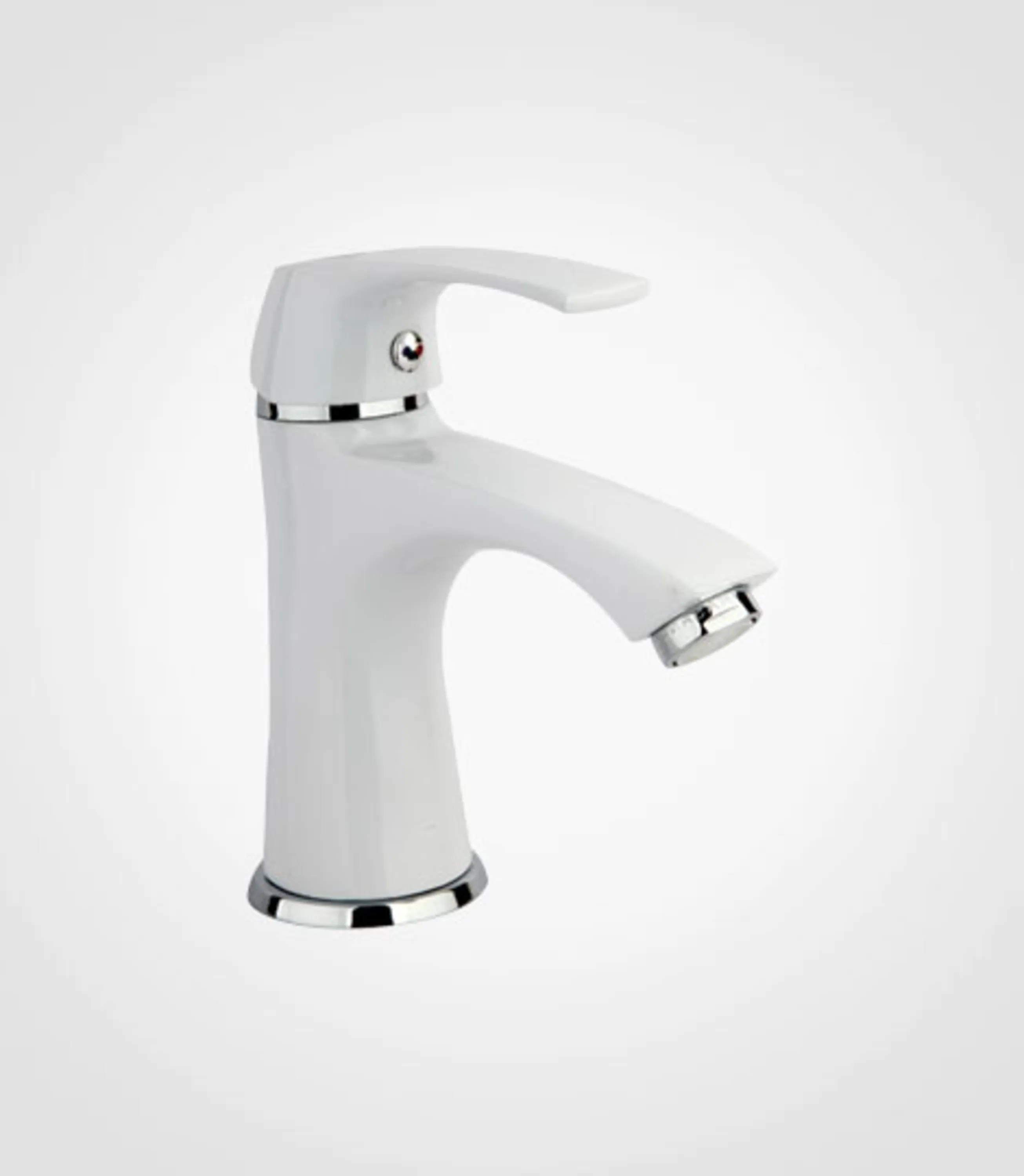 شیر  ‏روشویی‏ ‏ثابت‏ اهرمی ‏لوتوس‏ ‏سفید‏ راسان