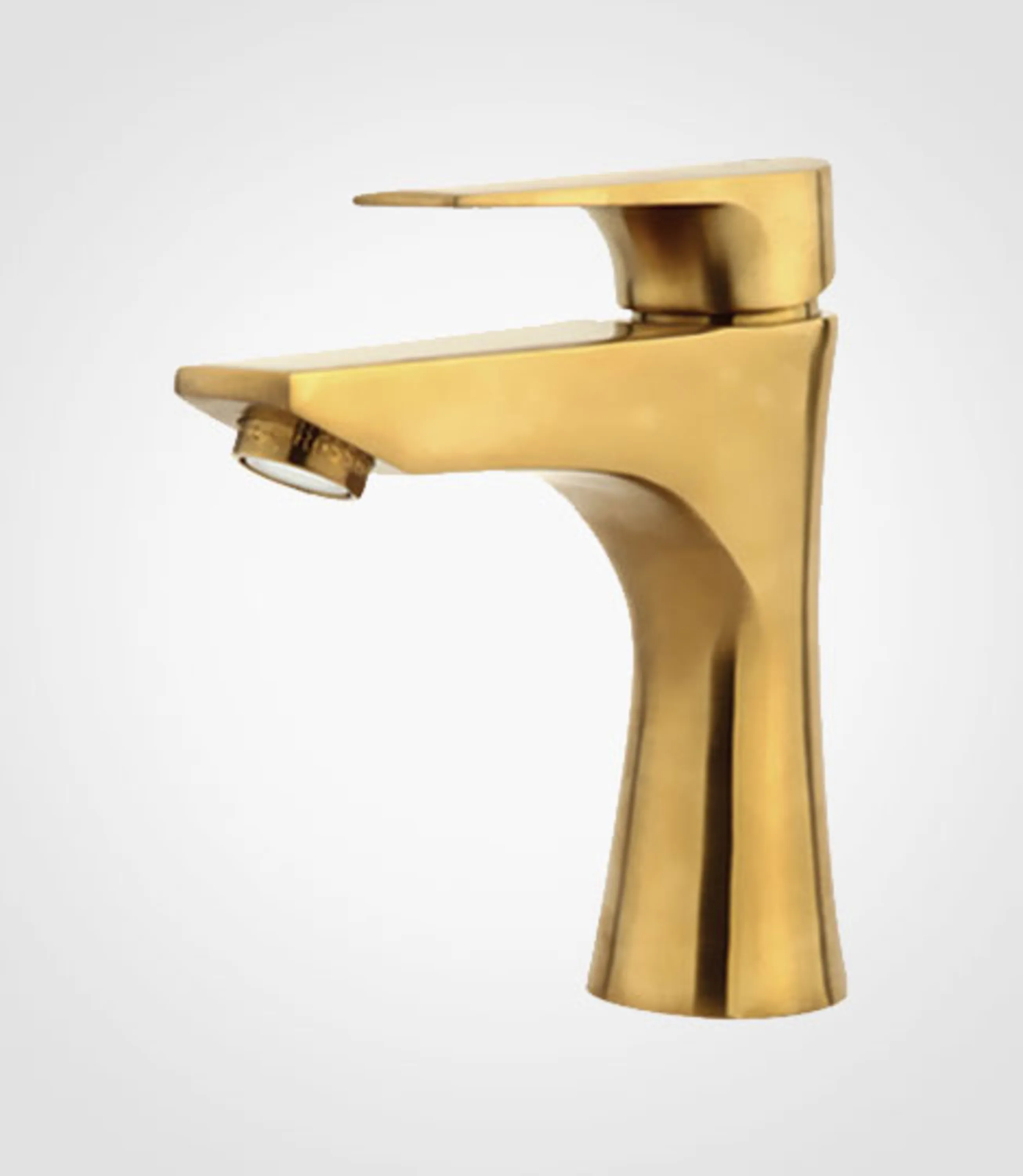 شیر روشویی ثابت اهرمی آتیس طلایی مات راسان شیر روشویی ثابت اهرمی آتیس طلایی مات راسان