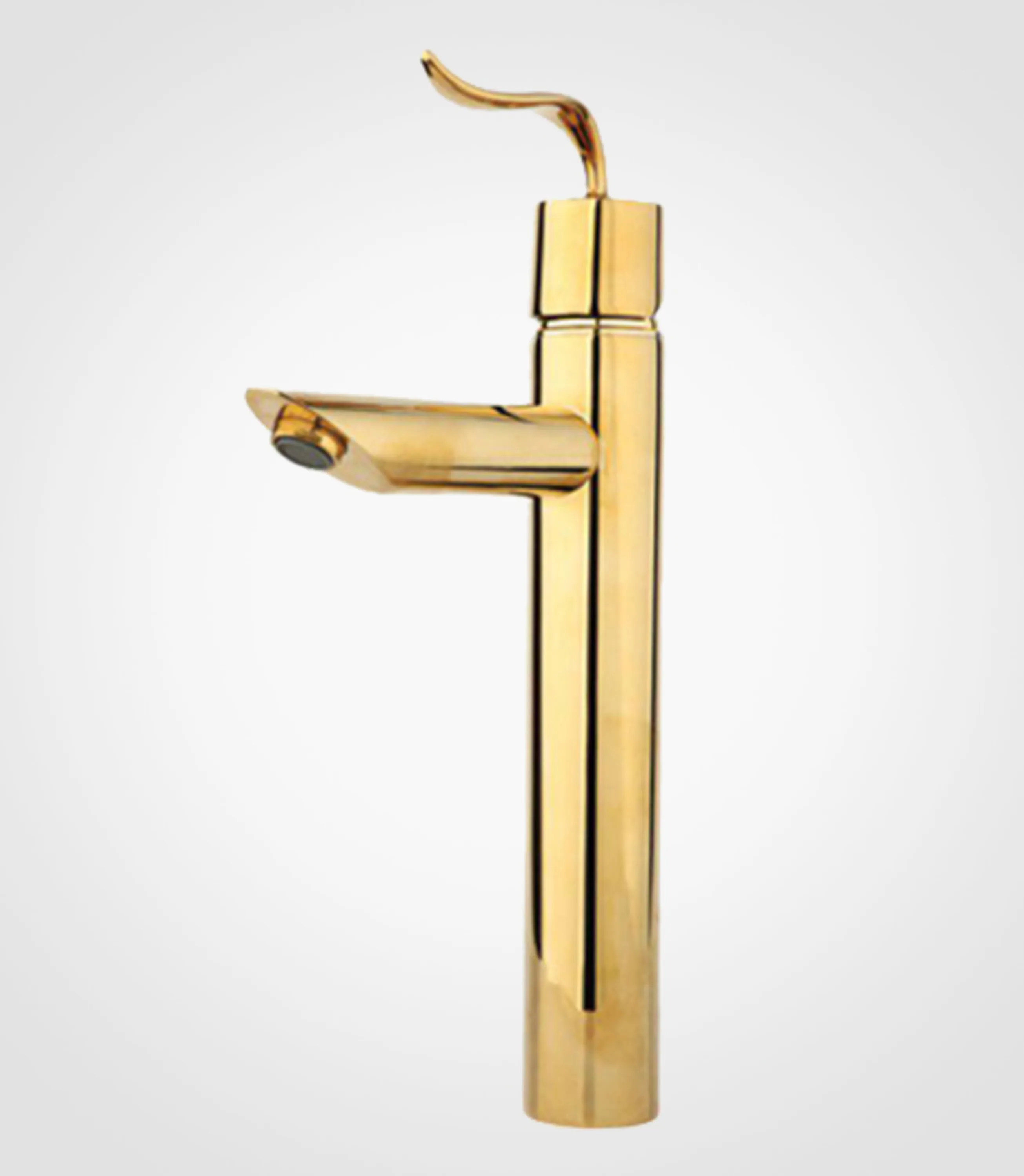 شیر روشویی‏ ‏بلند‏ اهرمی ‏پالادیوم‏ ‏طلایی‏ راسان