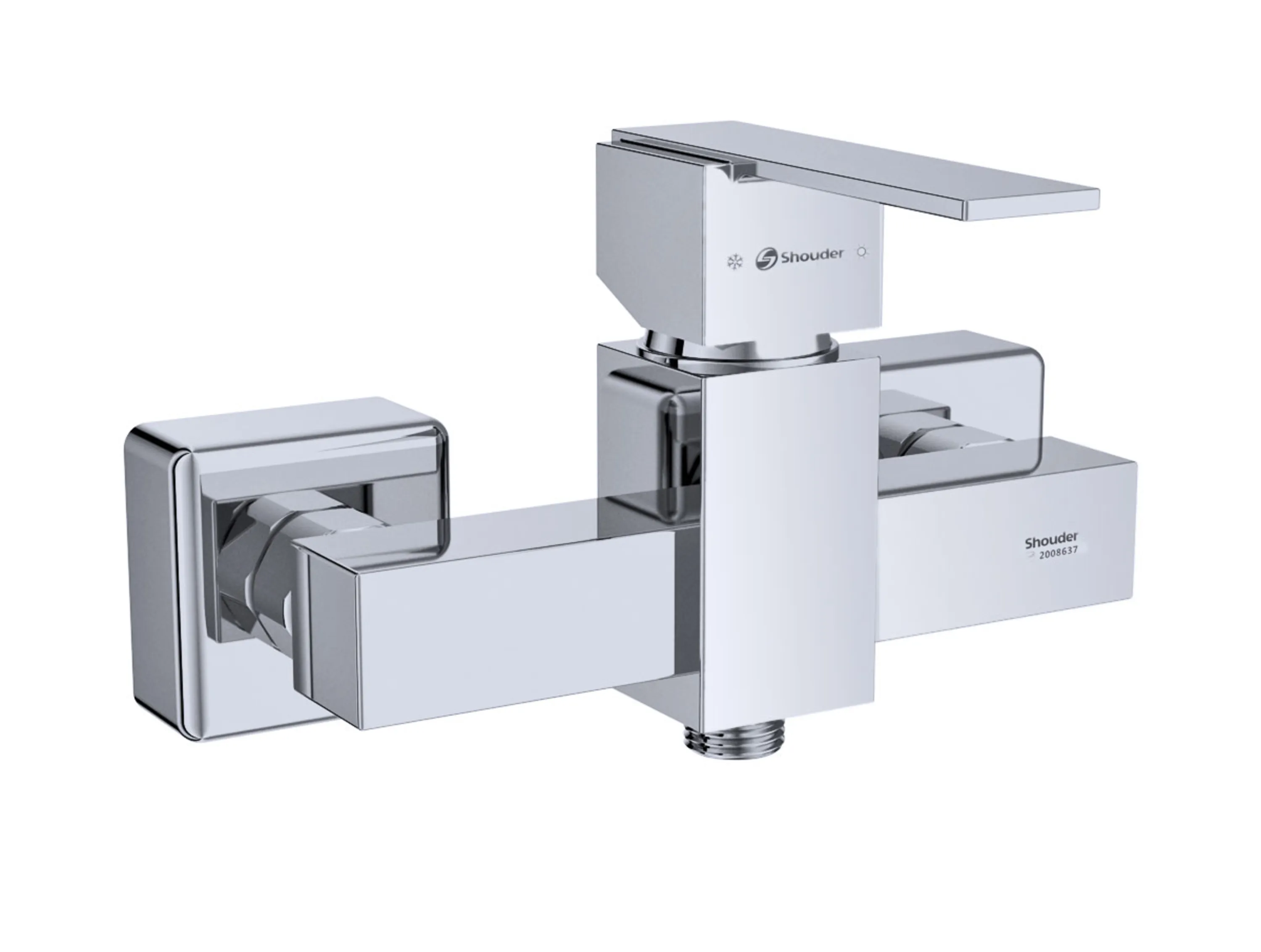 شیر توالت شارپ کروم شودر شیر توالت شارپ کروم شودر