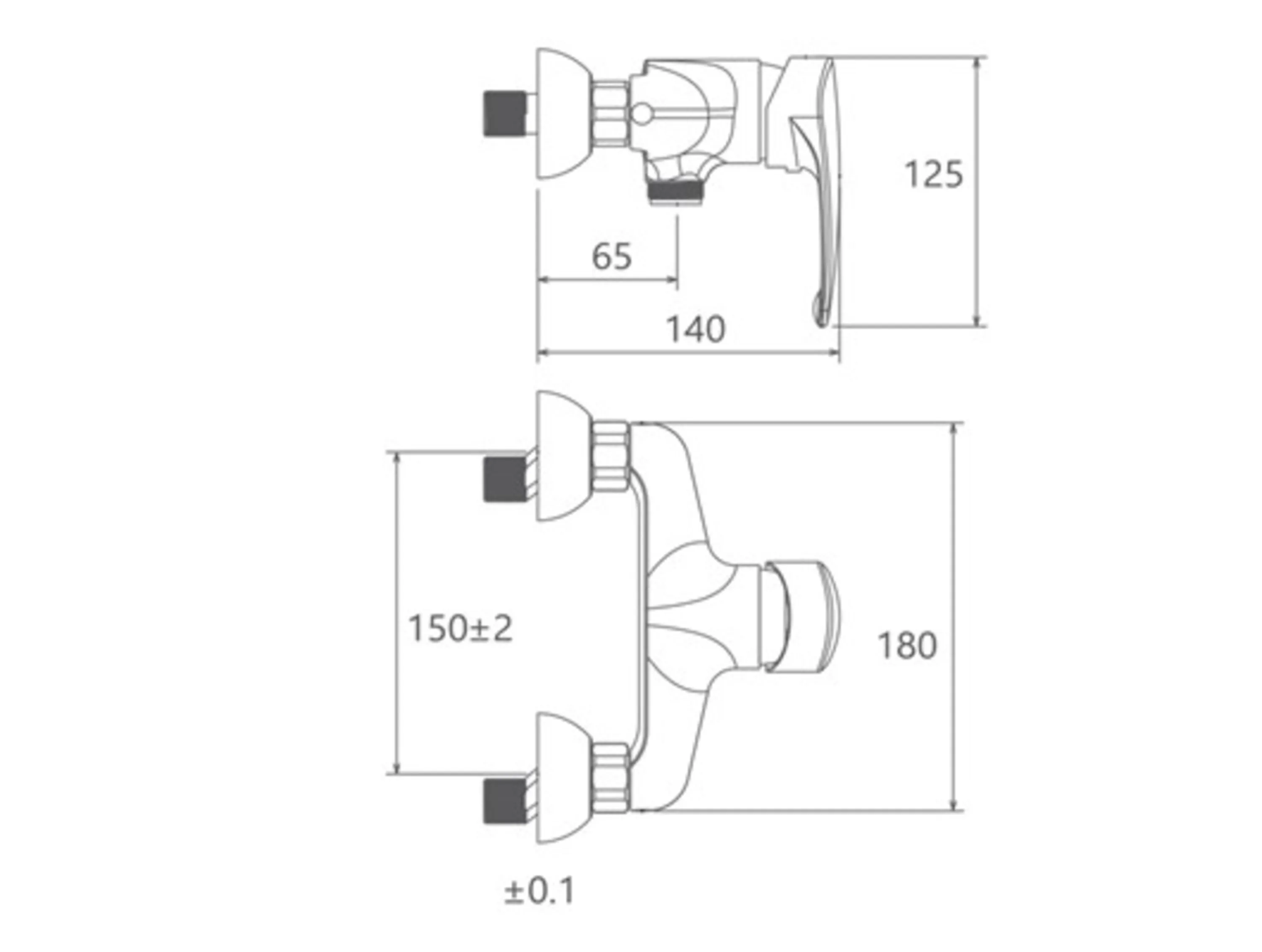 شیر توالت کروم مانا شودر شیر توالت کروم مانا شودر